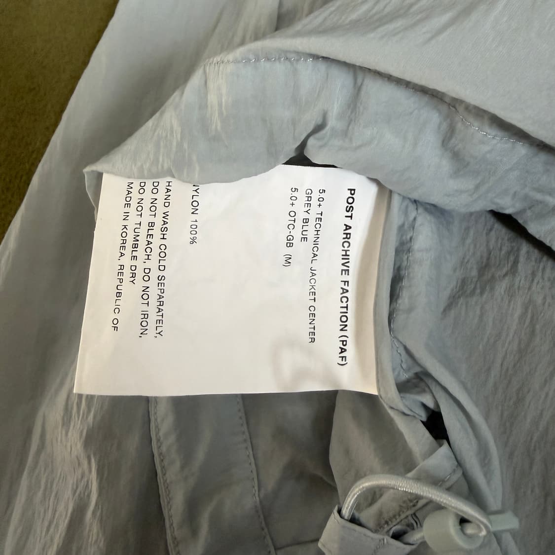 5.0 technical jacket center 상품이미지7