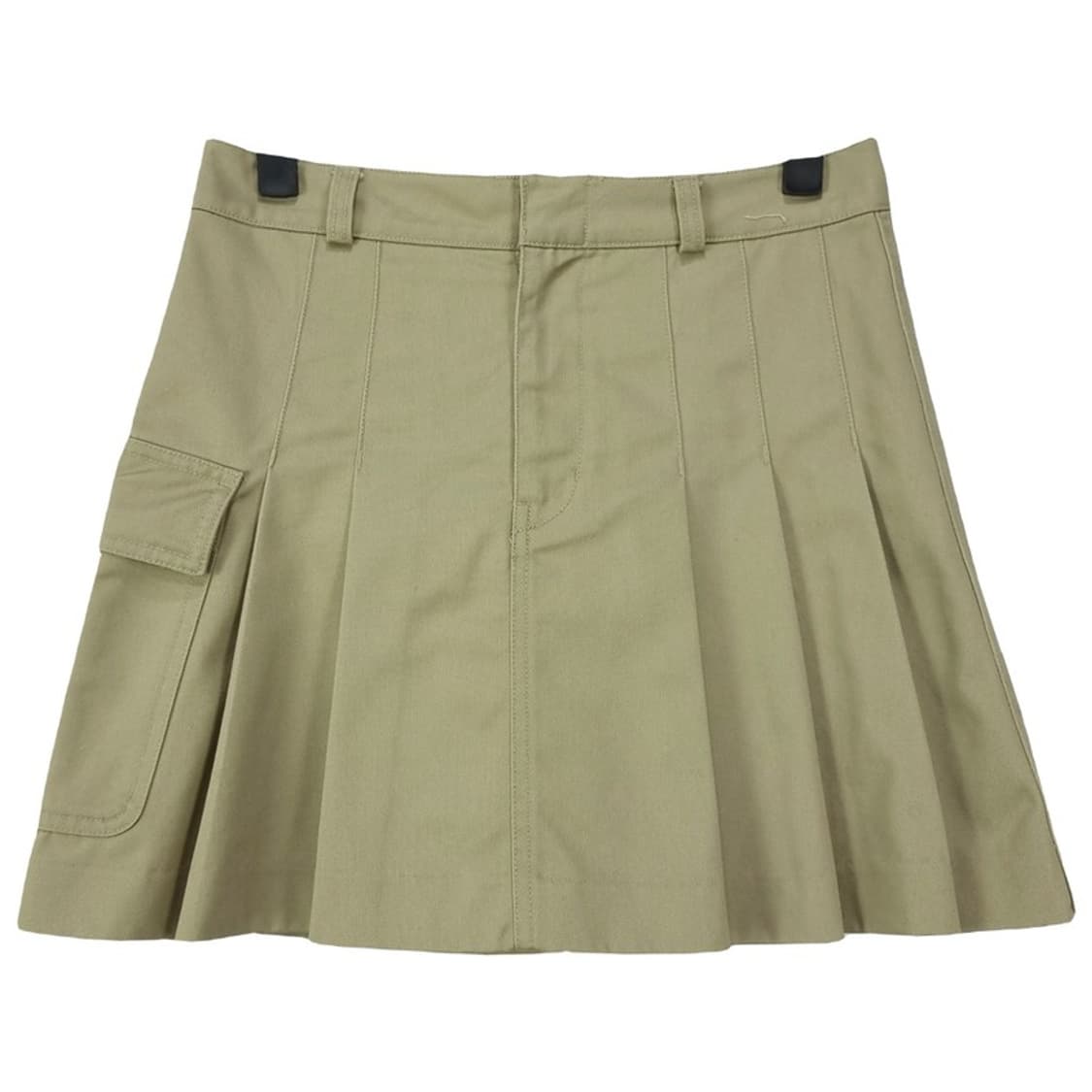 [디키즈] 로우라이즈 카고 포켓 플리츠 미니스커트 베이지 M19833 상품이미지2