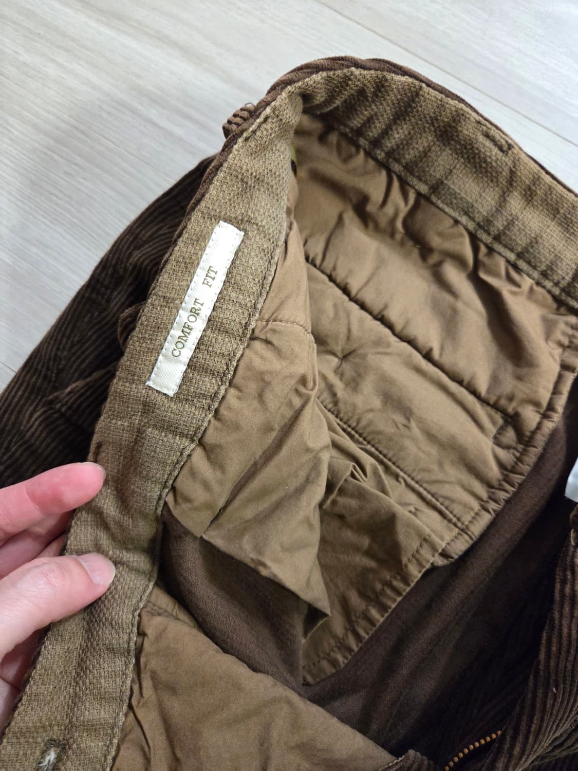 바스통 603 다크브라운 코듀로이 팬츠 상품이미지8