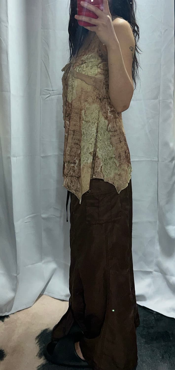 오리엔탈 와투케로사체리 페어리 언발 슬리브리스 고아st 지퍼 스커트 코디 상품이미지2