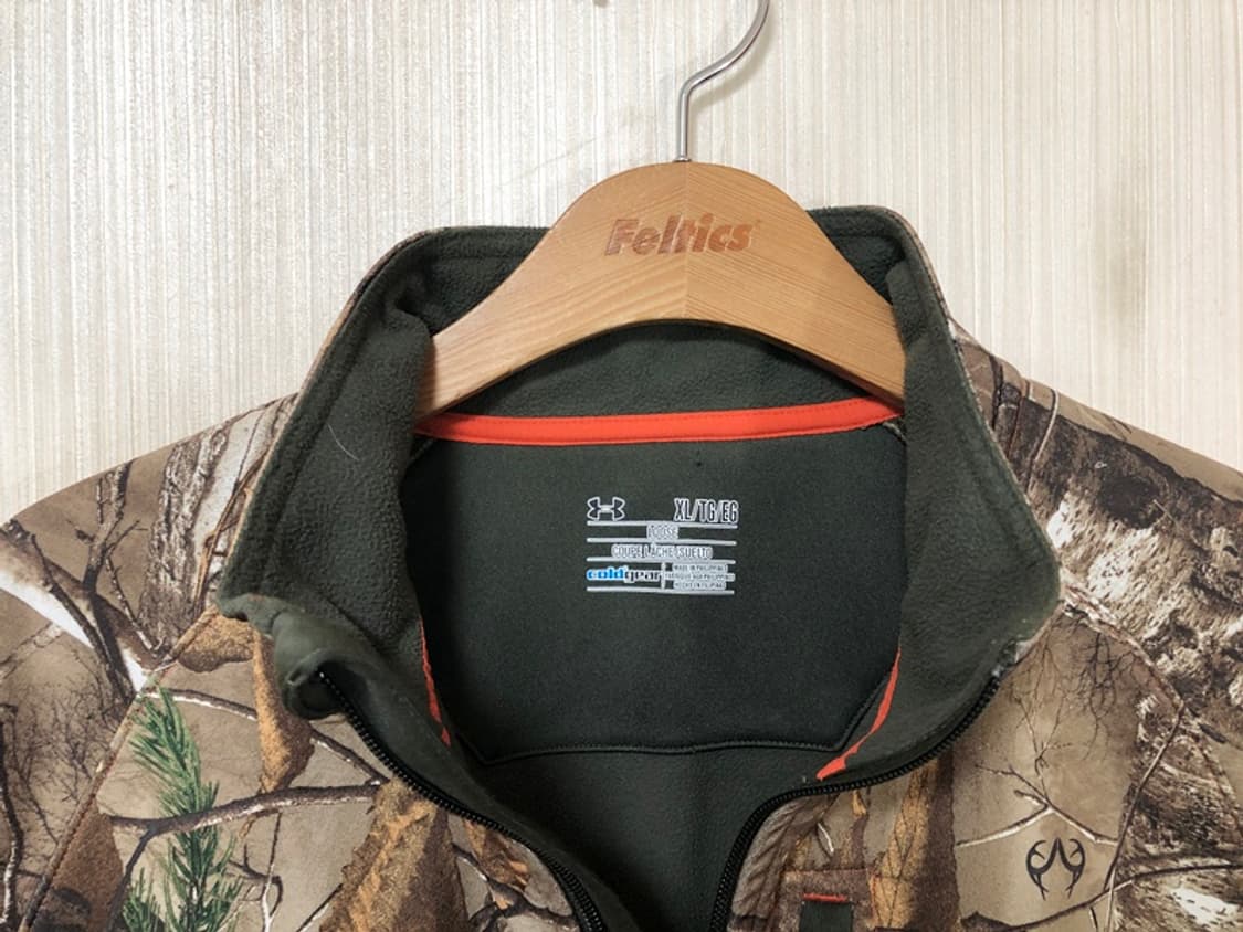 언더아머 콜드기어 리얼트리/헌팅카모 하프집업 플리스풀오버 XL(해외) 상품이미지4