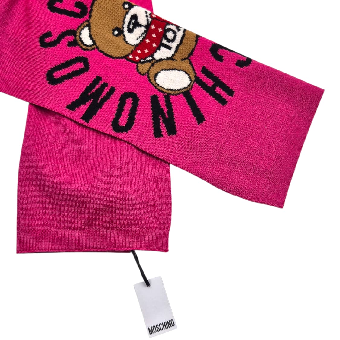 이탈리아 모스키노 테디베어 울 머플러 상품이미지2