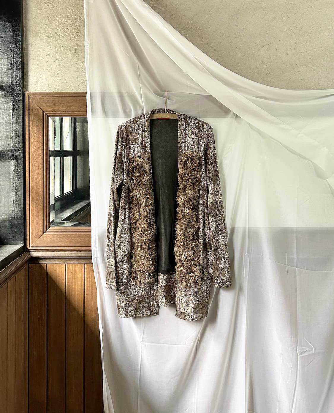 VIVIENNE TAM fringe leopard cardigan 상품이미지6