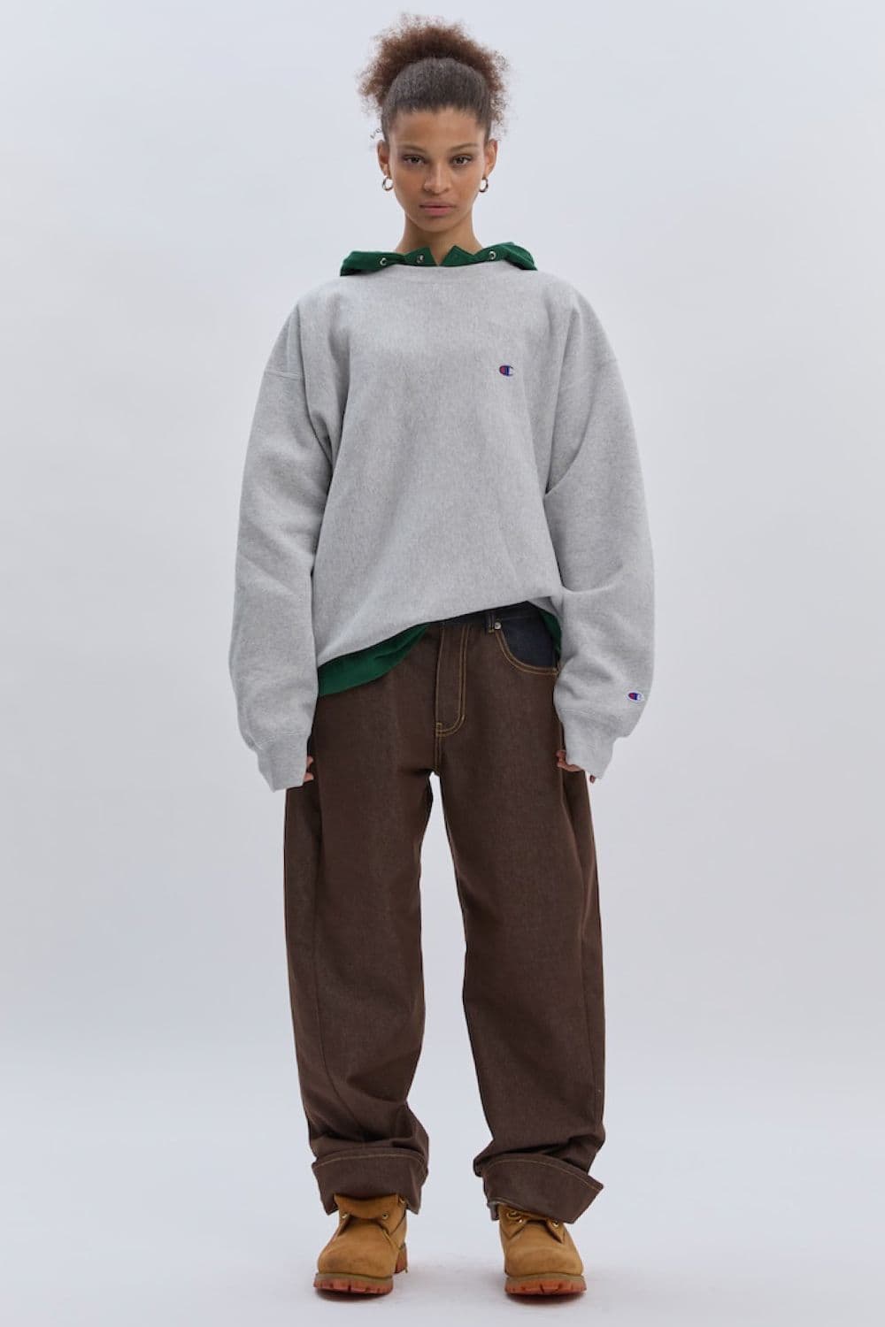 Champion X NOHANT챔피온x노앙 리버스위브 기모 맨투맨 상품이미지4