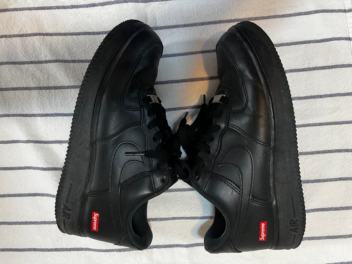 나이키 슈프림 에어포스 블랙 상품이미지2