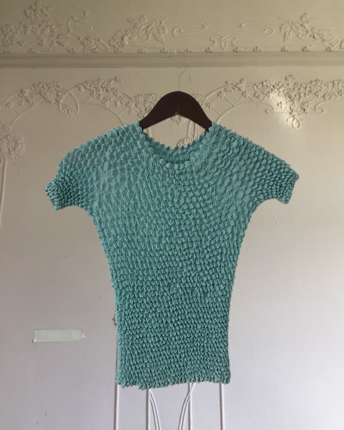  vintage blue popcorn top  상품이미지6