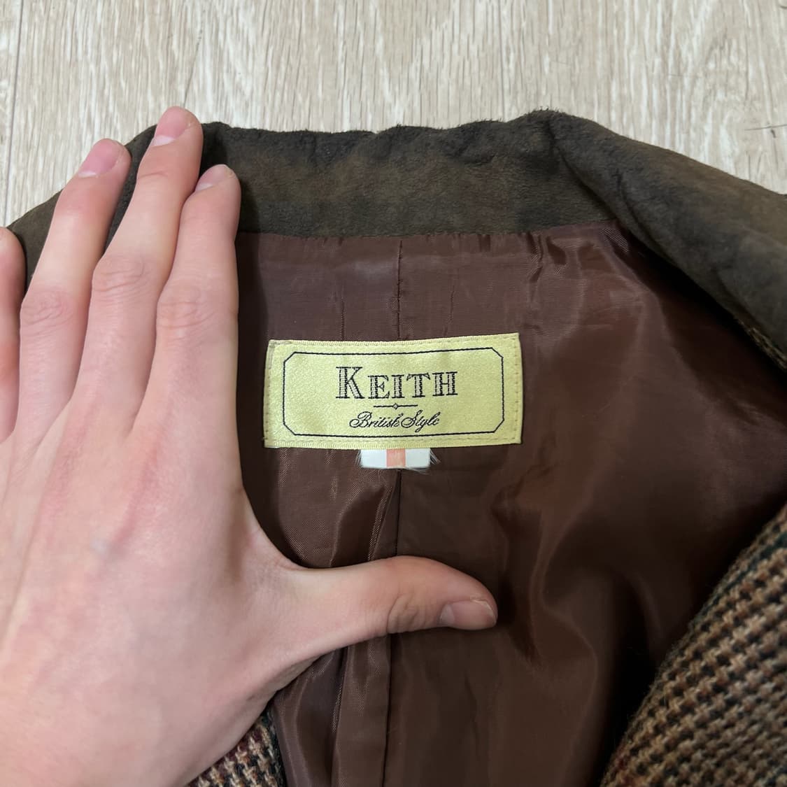 키이스 여성 클래식 헤링본 자켓 85-90-160  상품이미지4