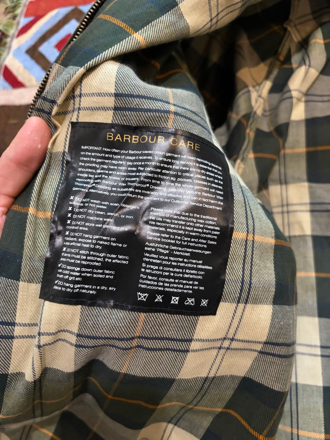 (40) 바버 뷰포트 왁스자켓 세이지(상태 최상) 상품이미지6