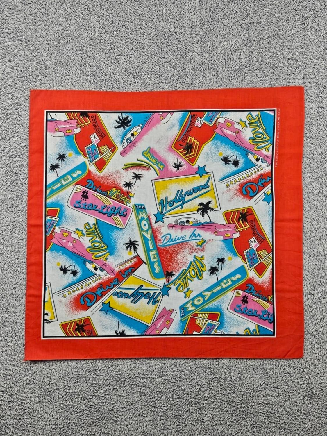 USA 할리우드 스타 드라이브 반다나 ( 56X56 )/ 11721 상품이미지1