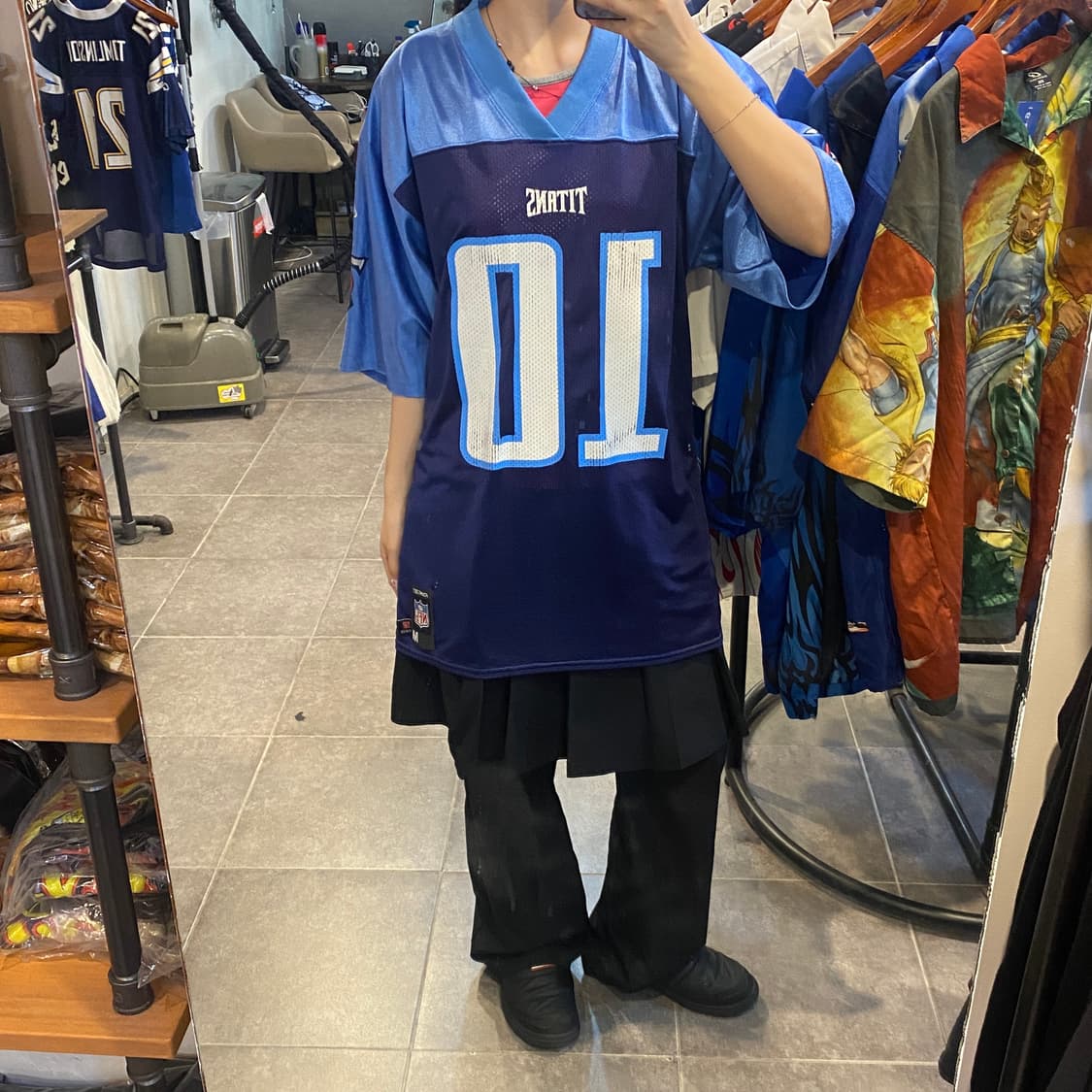 [NO.9] NFL 풋볼 져지 반팔티 블루 상품이미지4