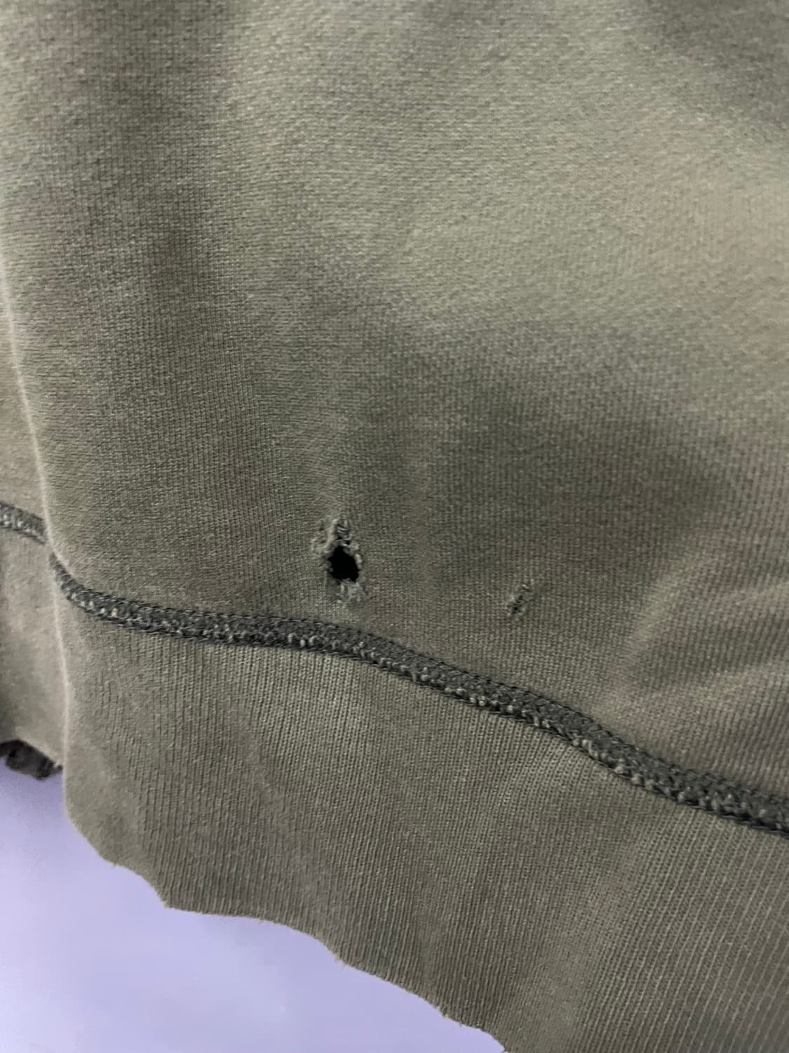 홀리스터 데미지 카키 후드집업 H2581 상품이미지9