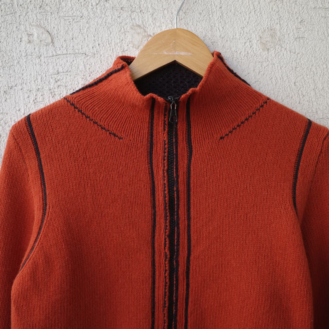 2004AW Stone island Wool Knit Jacket 상품이미지2