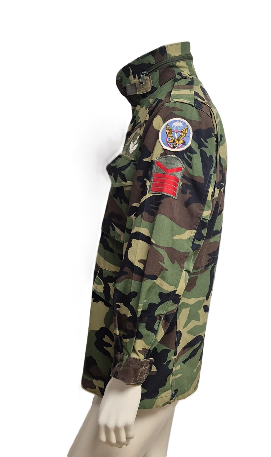 육군 구형 13공수특전여단 하사 초기형 야전상의 전투복 상의 자켓 (M) 상품이미지2