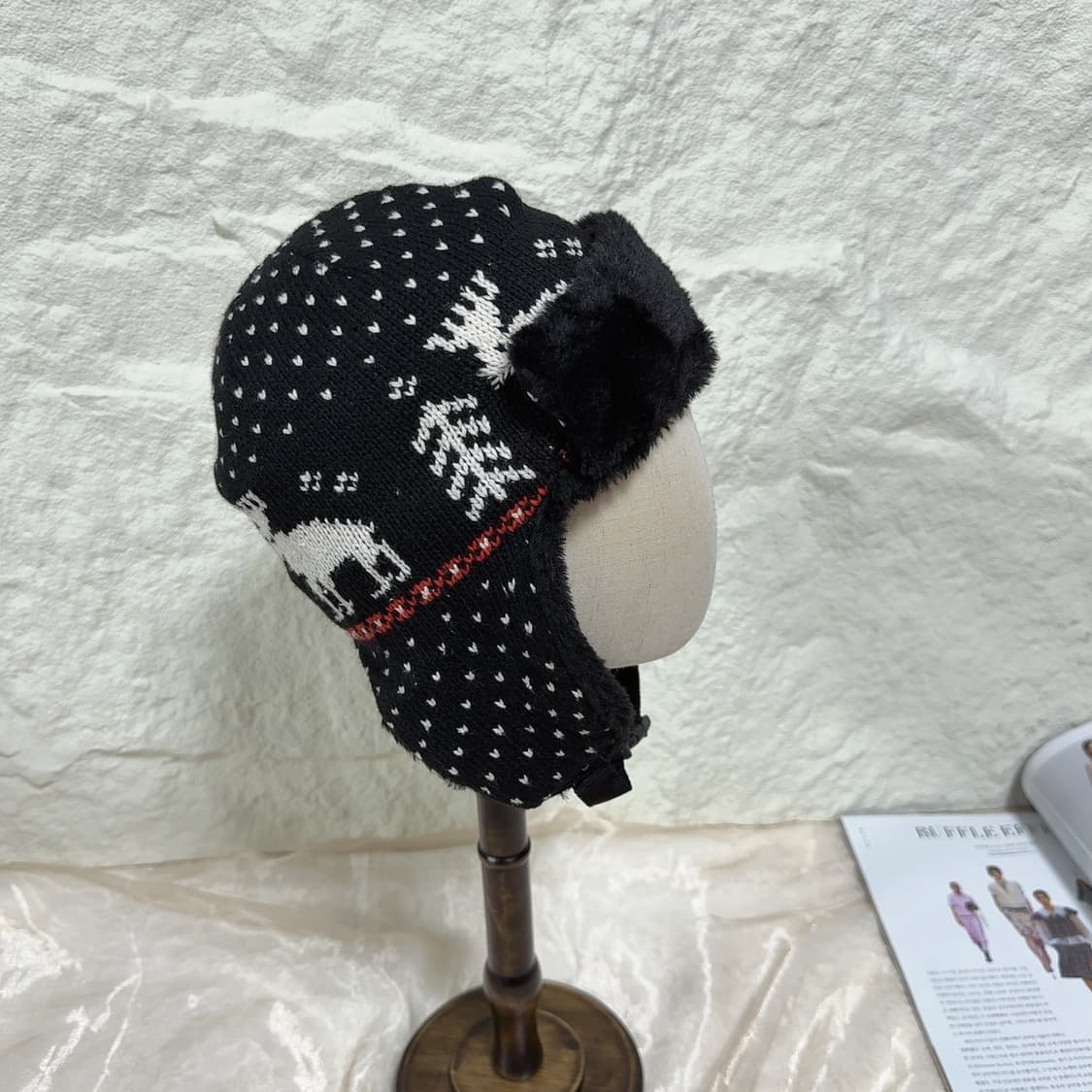 빈티지 고딕 니트모자 군밤모자 상품이미지2