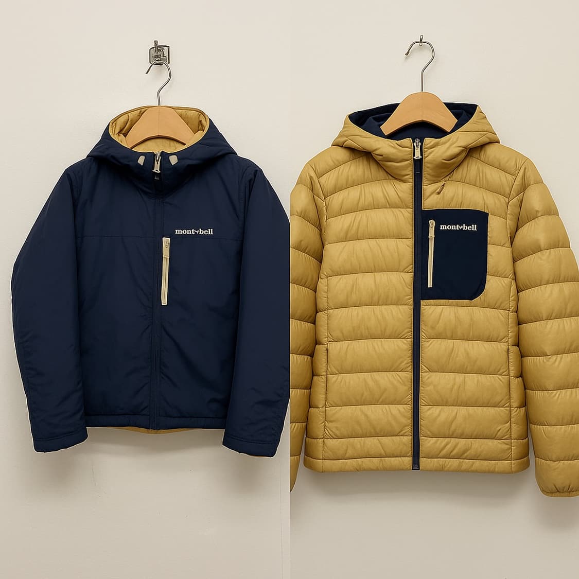 몽벨 리버시블 경량 패딩 상품이미지1