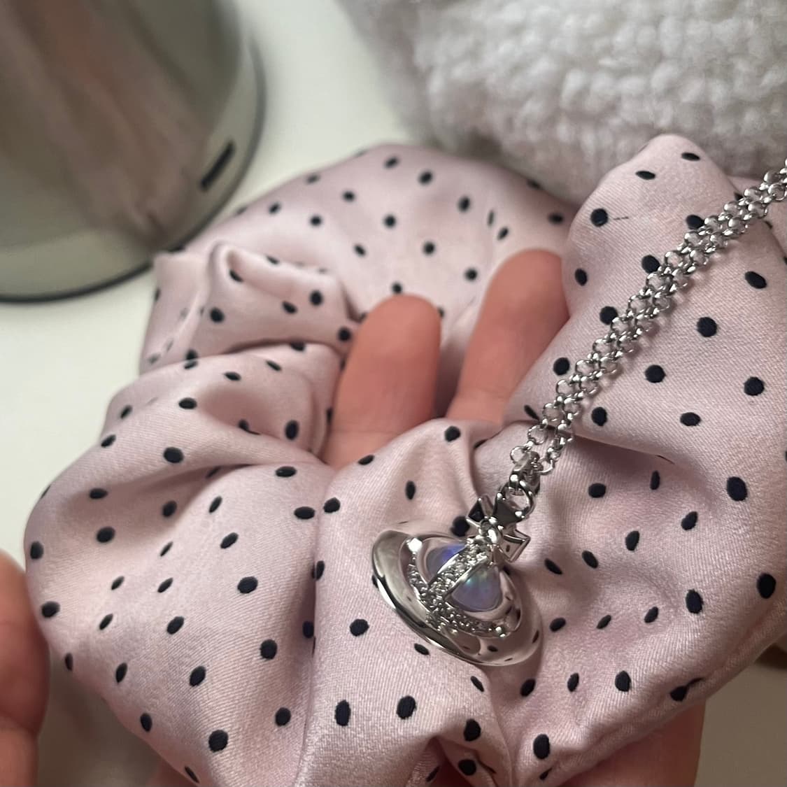 비비안웨스트우드 뉴 타이니 orb 목걸이 상품이미지4