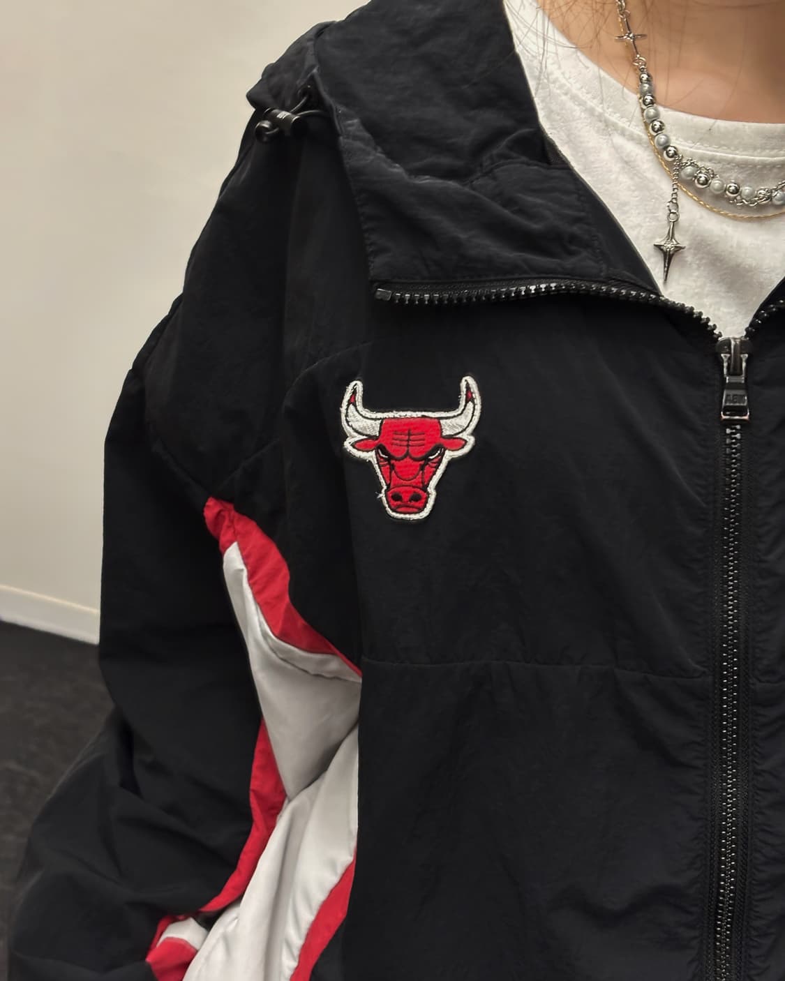 NBA 시카고 불스 나일론 바람막이 자켓 상품이미지3