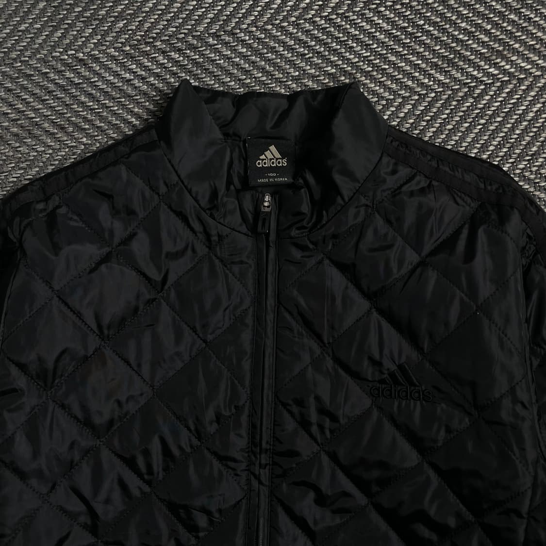 00s 아디다스 경량 퀼팅 점퍼 자켓 블랙 y 4767 상품이미지6