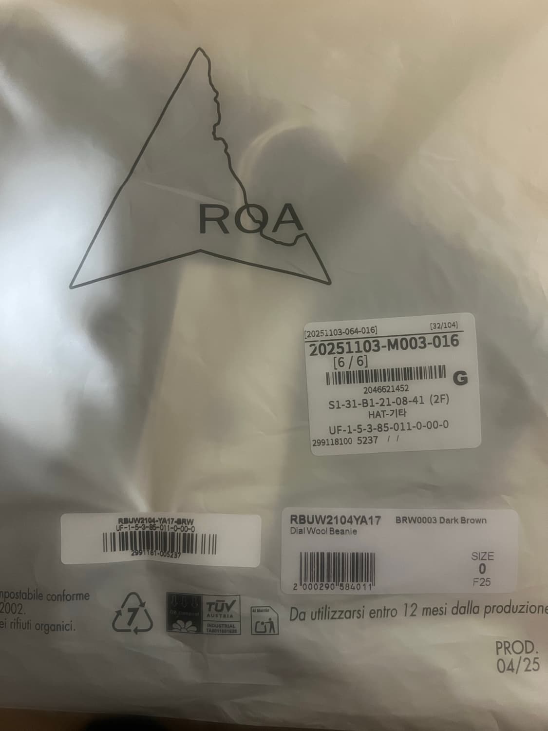 Roa(로아하이킹) 다이얼 비니 새상품 상품이미지5