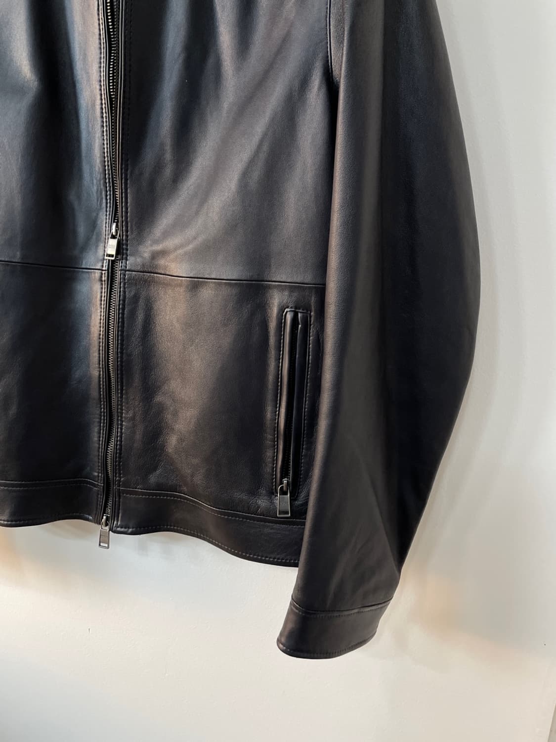 휴고 보스 레더 자켓 상품이미지5