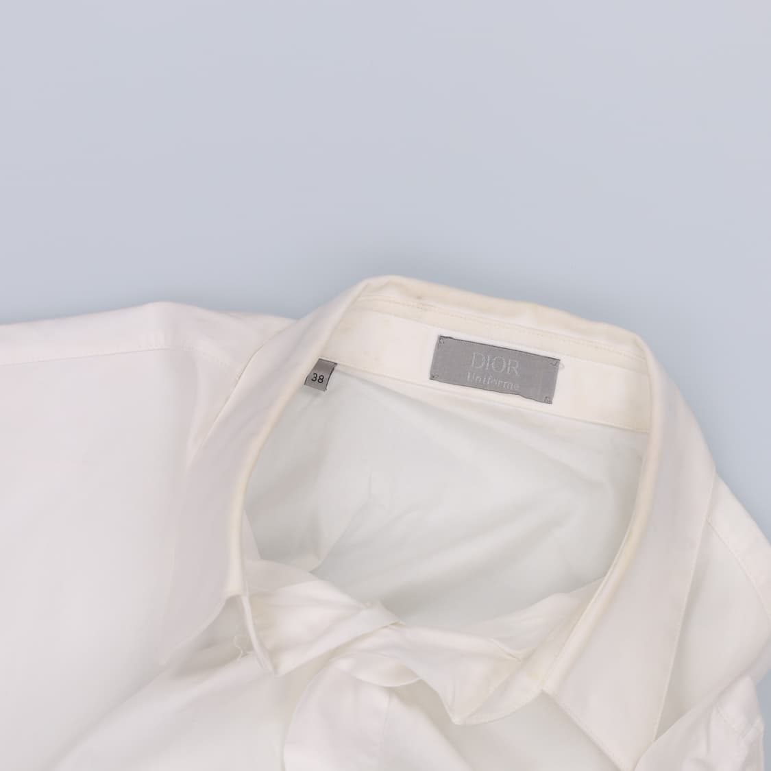 [38] 디올 화이트 드레스셔츠 (오염,단추X) 1103HR2 상품이미지8