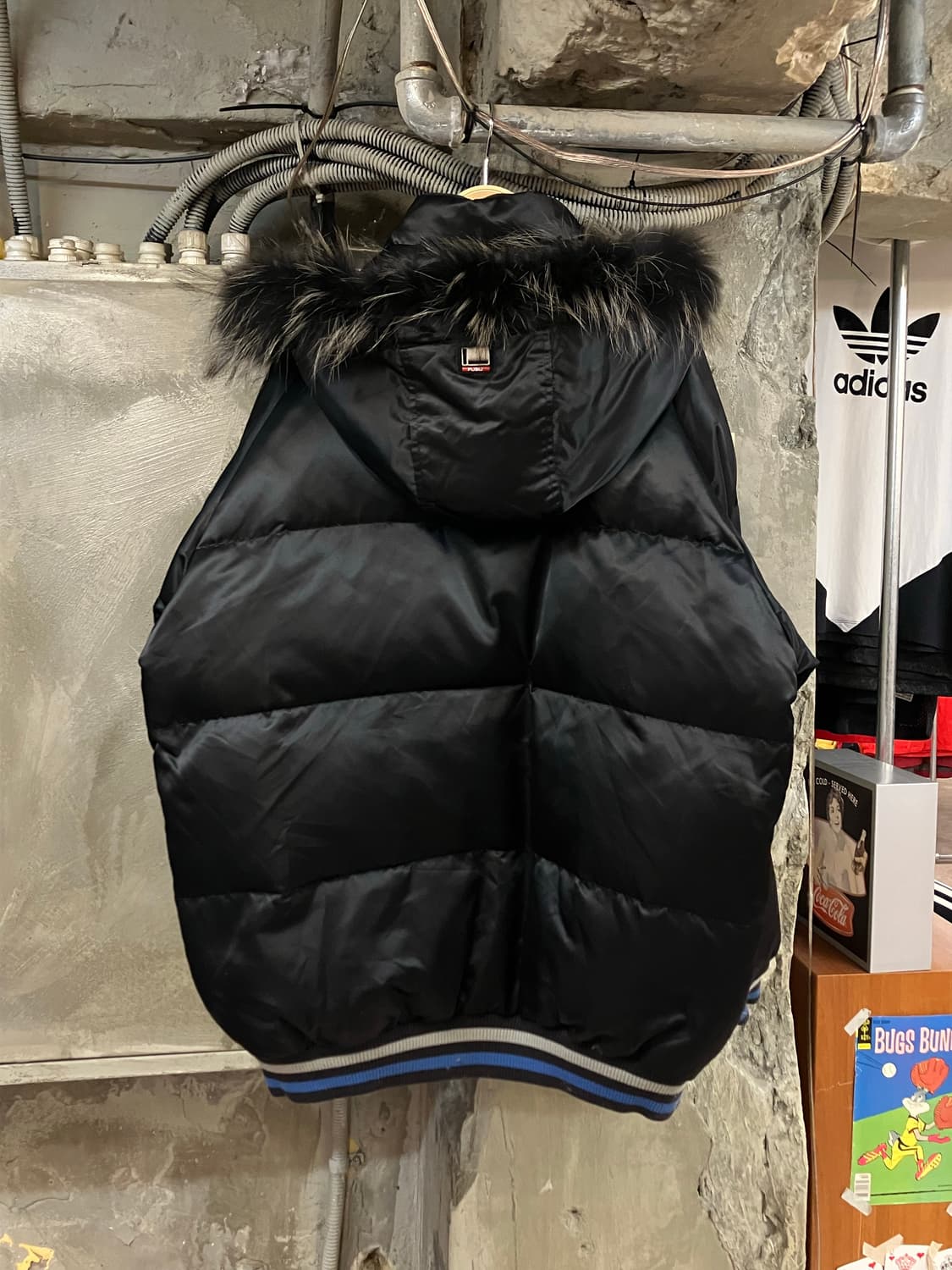 후부 레이싱 덕다운 패딩 블랙 XL #csz2126 상품이미지3