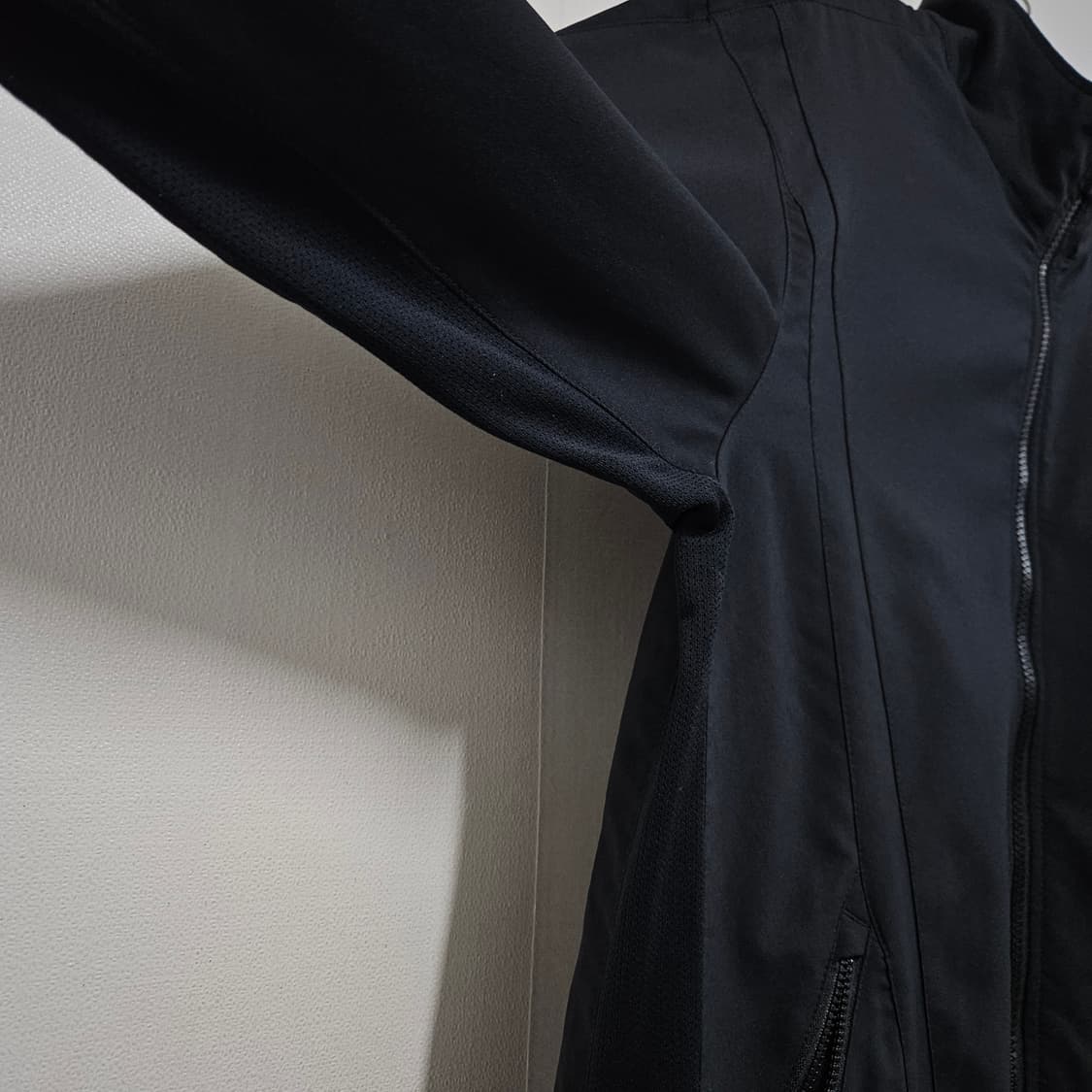 XL 나이키 드라이핏 올블랙 스판 바람막이 상품이미지4