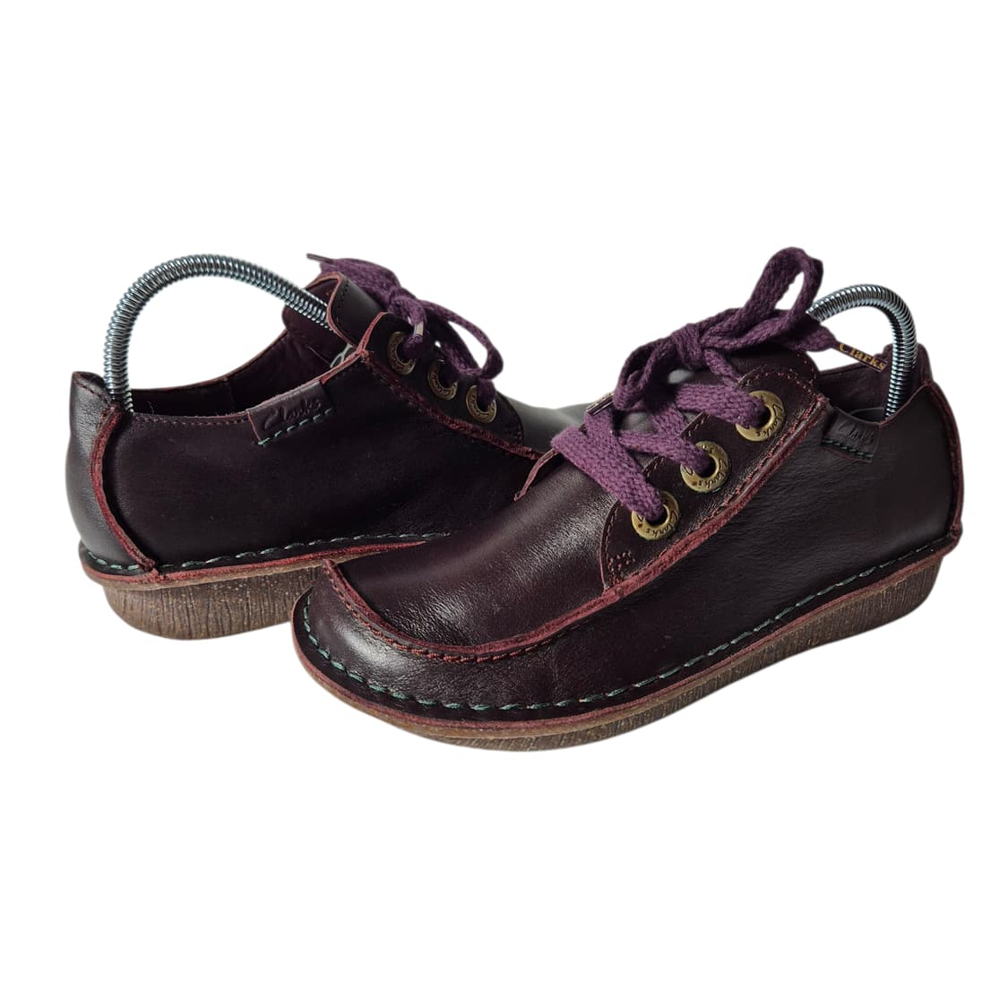225) Clarks 클락스 컴포트 캐주얼 스니커즈 버건디 상품이미지1