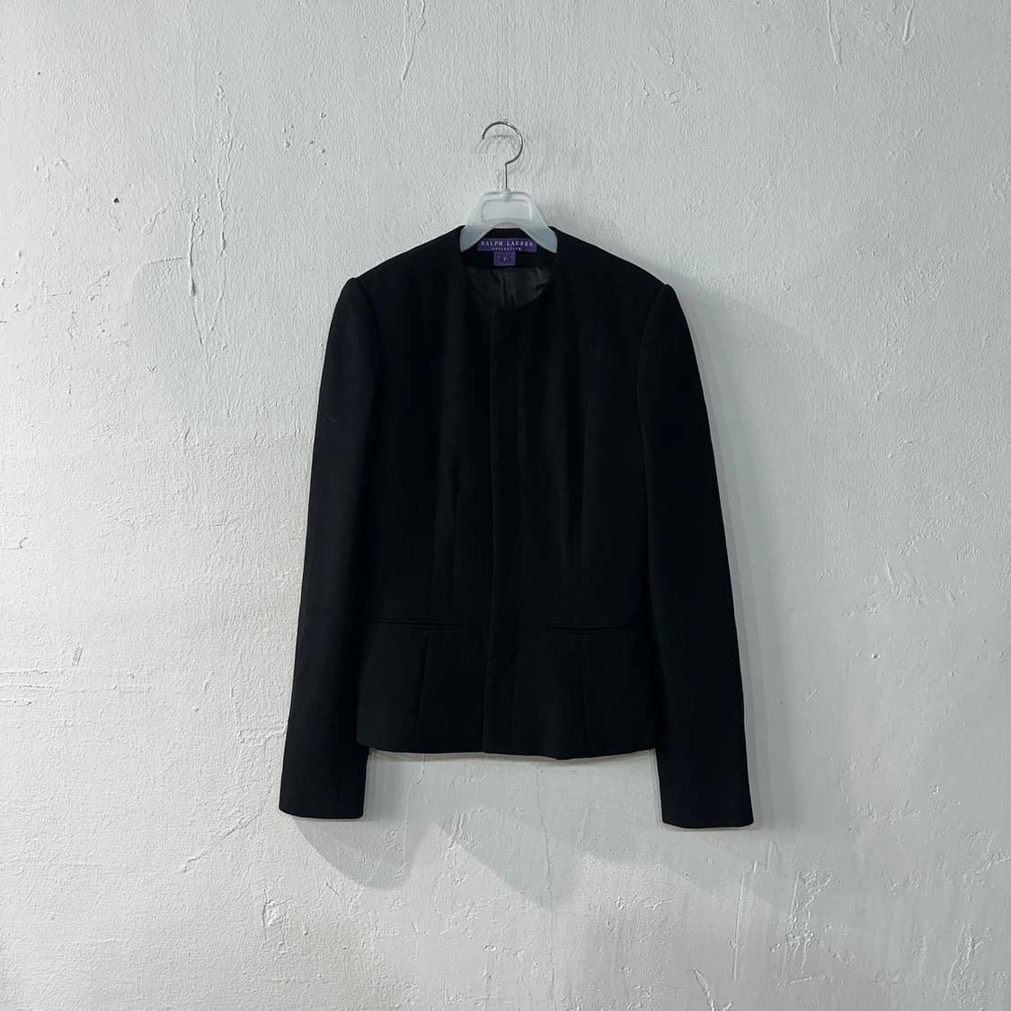 랄프로렌 콜렉션 퍼플라벨 노카라 자켓 여성2size 상품이미지1