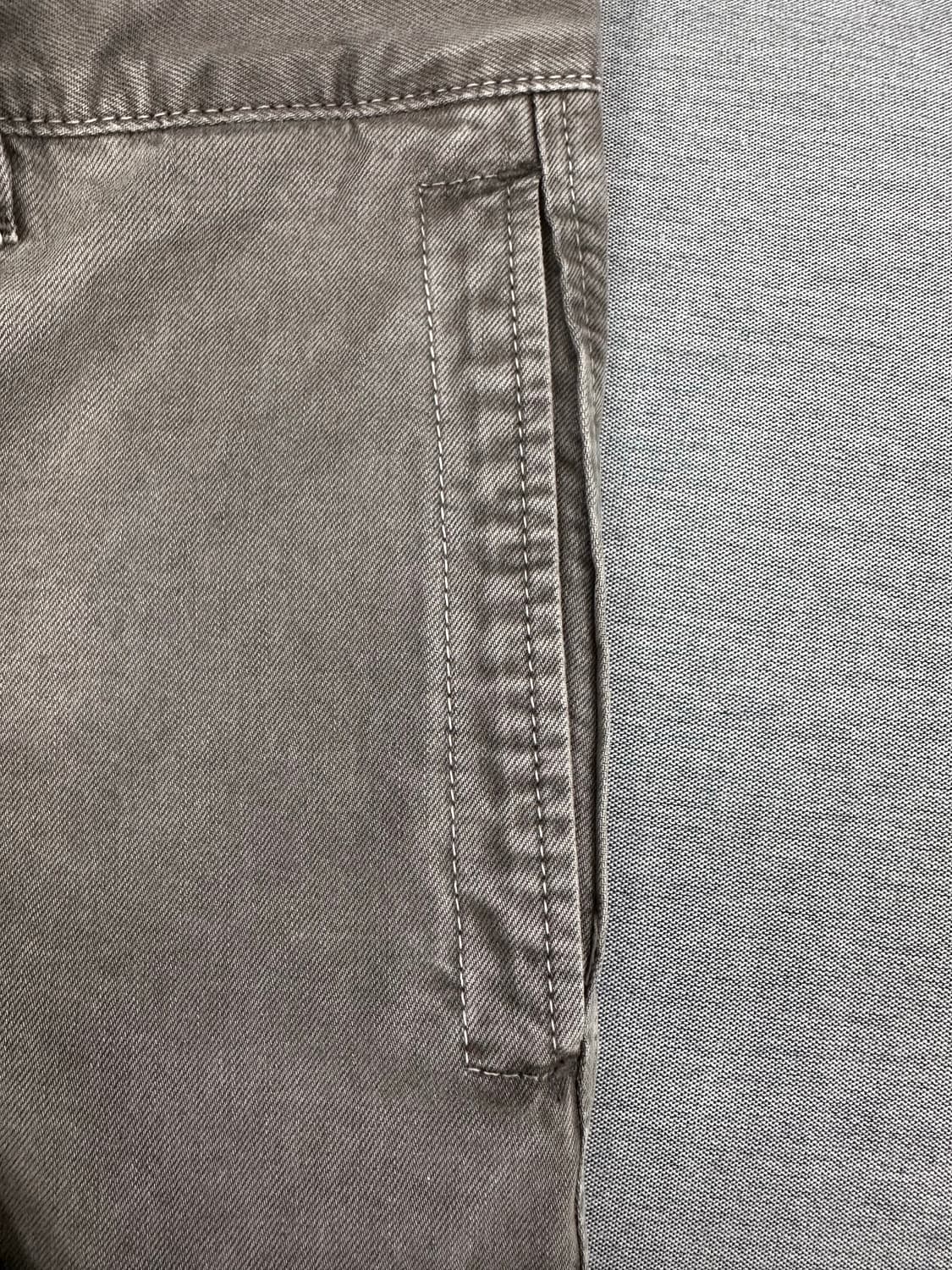 솔리드 옴므 21SS 차콜 그레이 크롭 팬츠 빈티지 상품이미지4