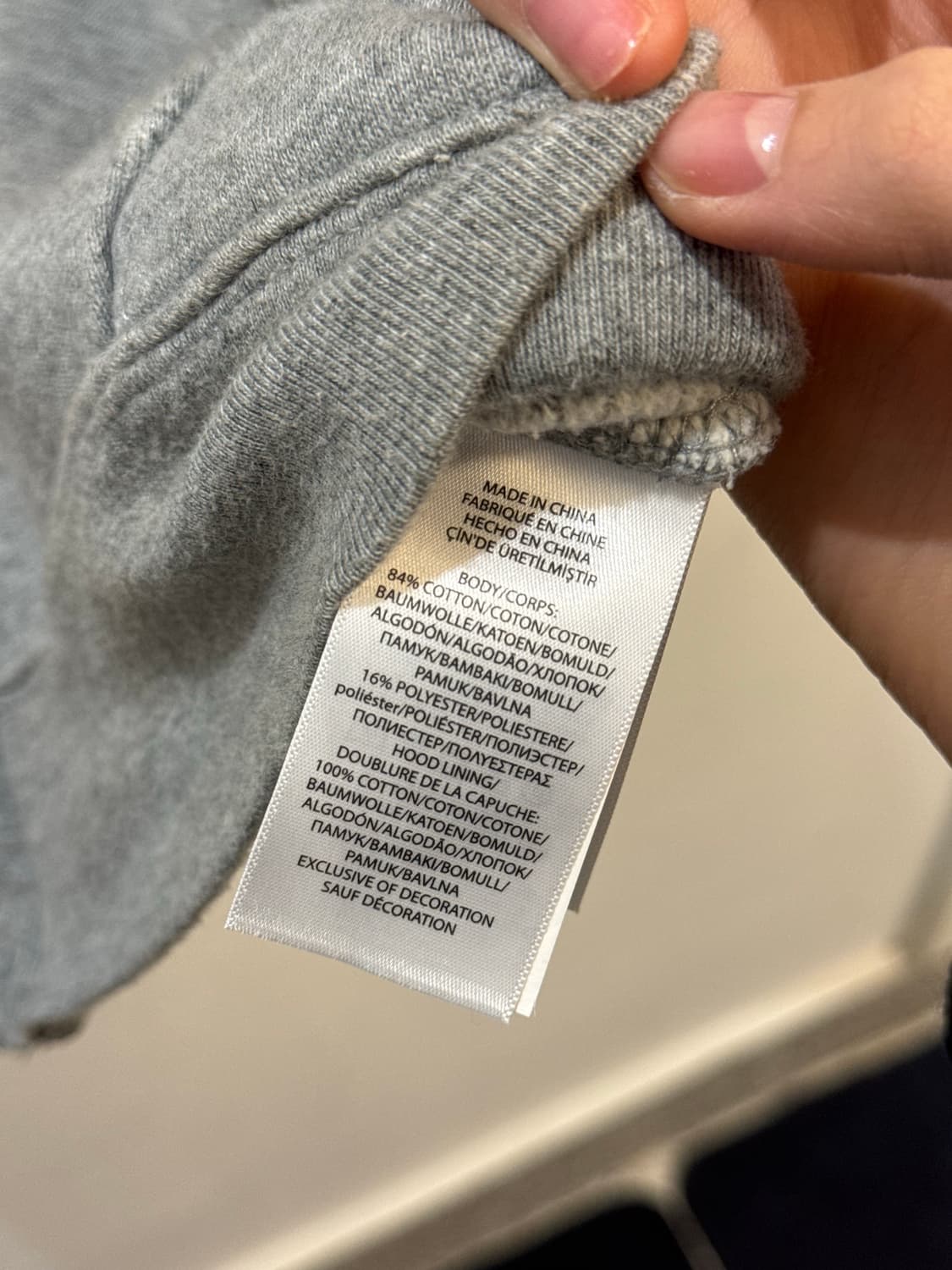 Polo Ralph Lauren Gray Hood Zip-Up 상품이미지6