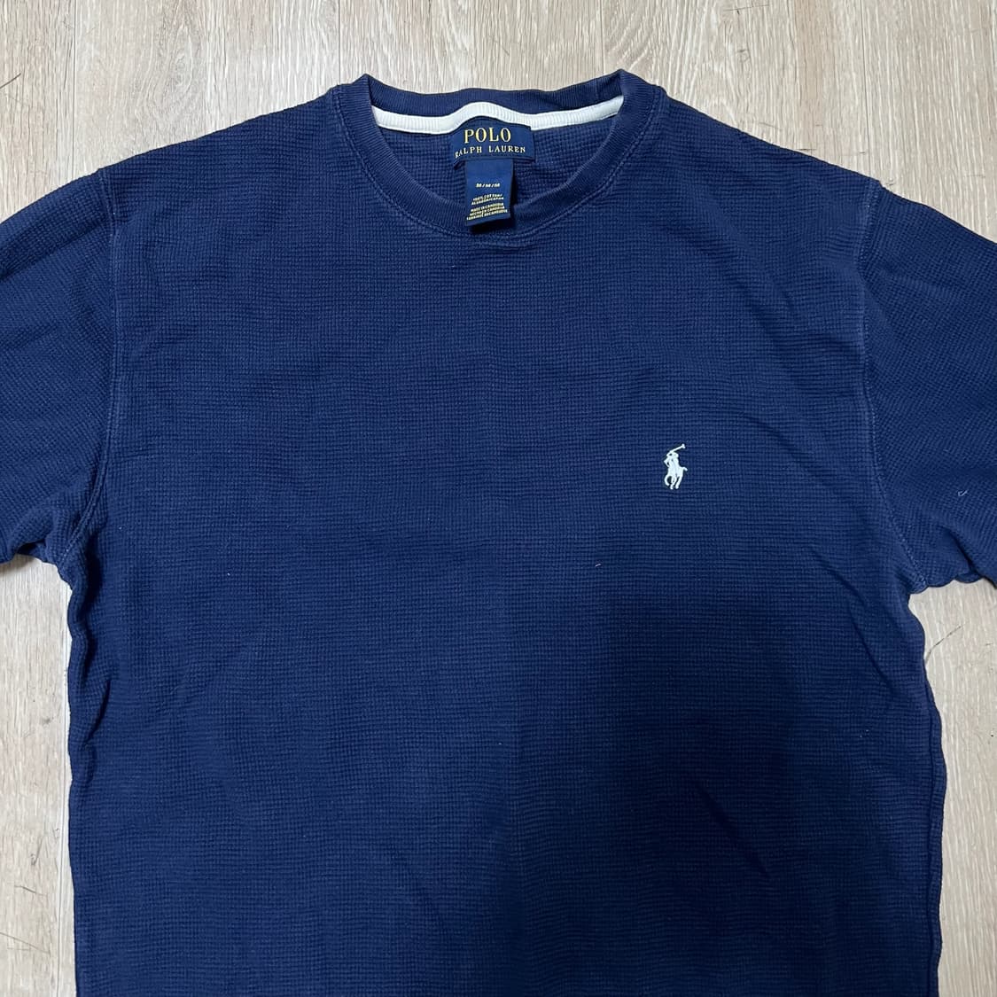 폴로 랄프로렌 베이직 와플 반팔티 M/95  상품이미지2