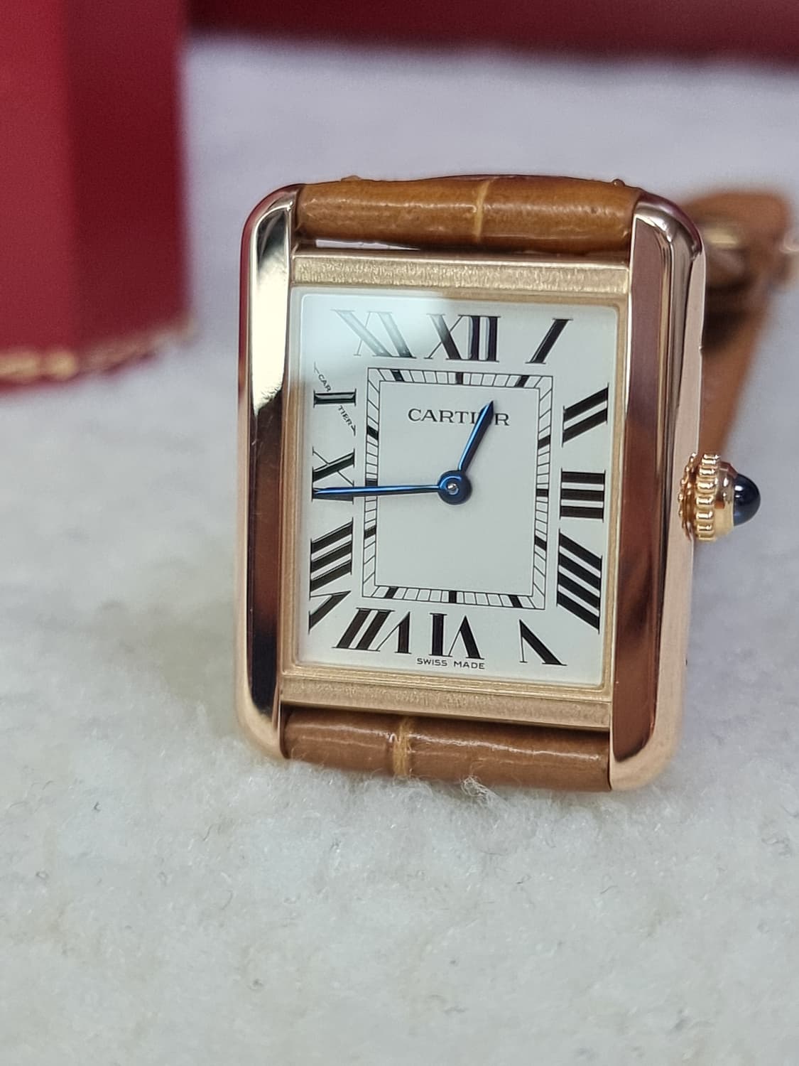 까르띠에 탱크솔로 18K 로즈골드 SM 시계 (남녀공용) 19년 상품이미지2