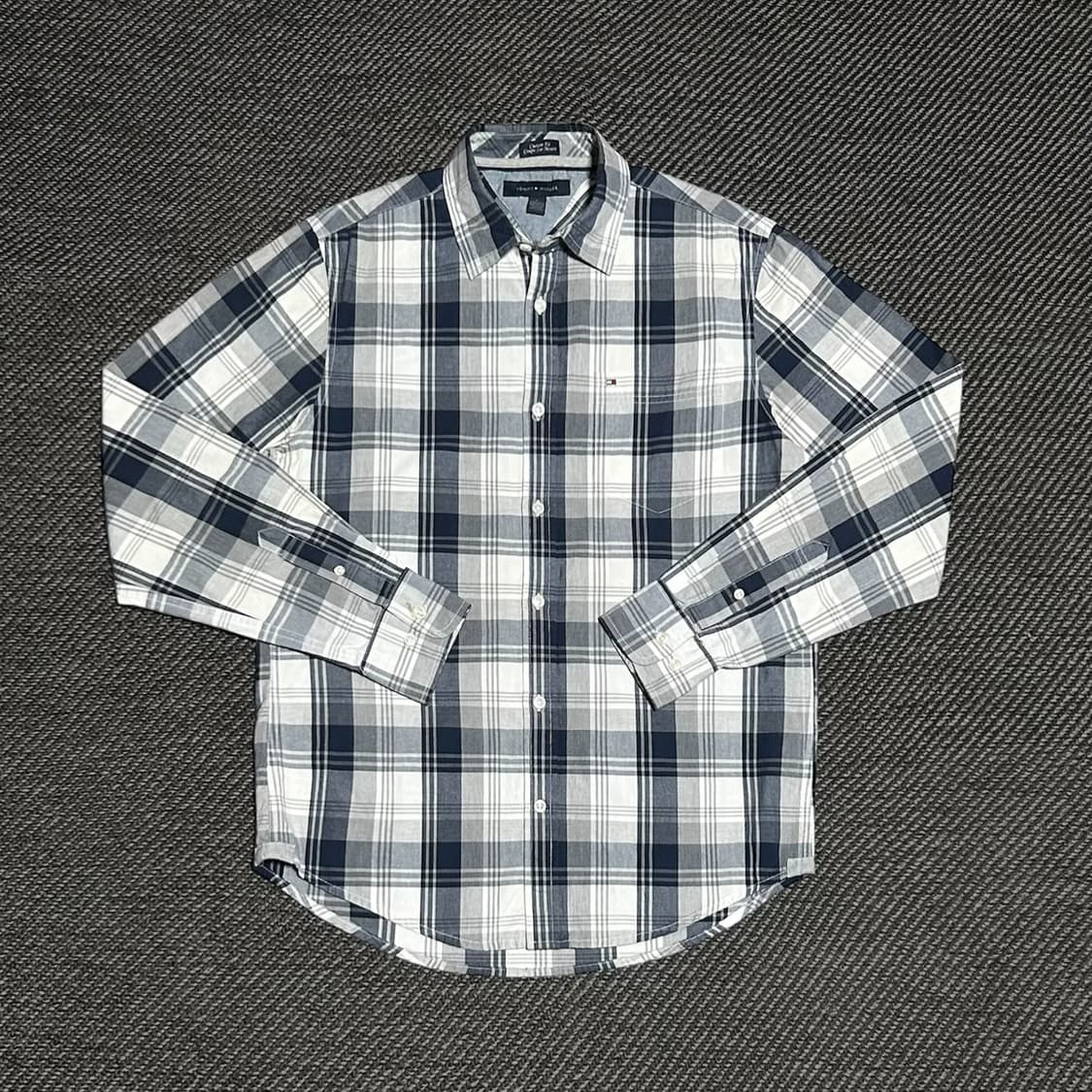 [M] Tommy 타미힐피거 코튼 체크셔츠 상품이미지1