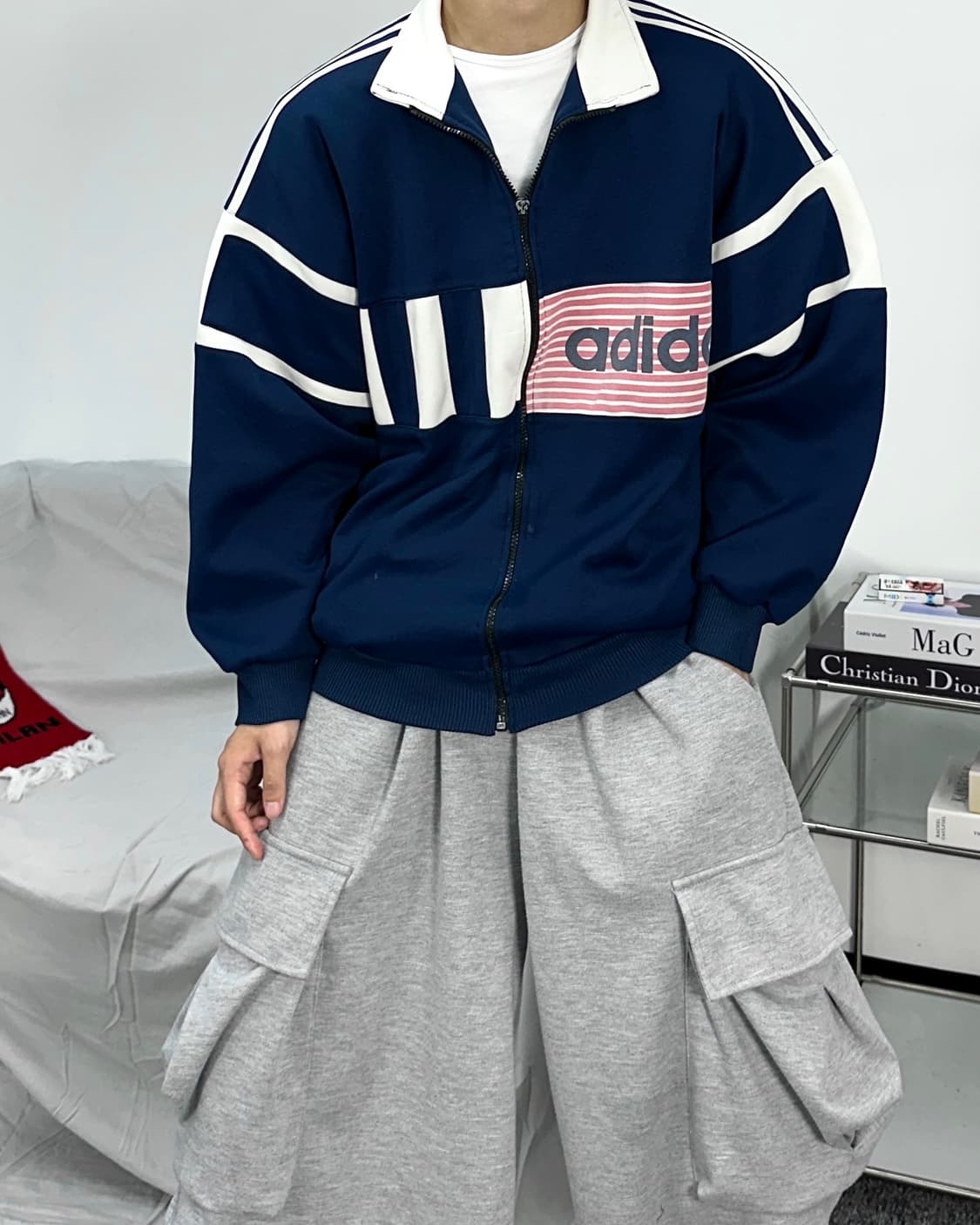 아디다스 00s 빅로고 져지 XL 상품이미지2