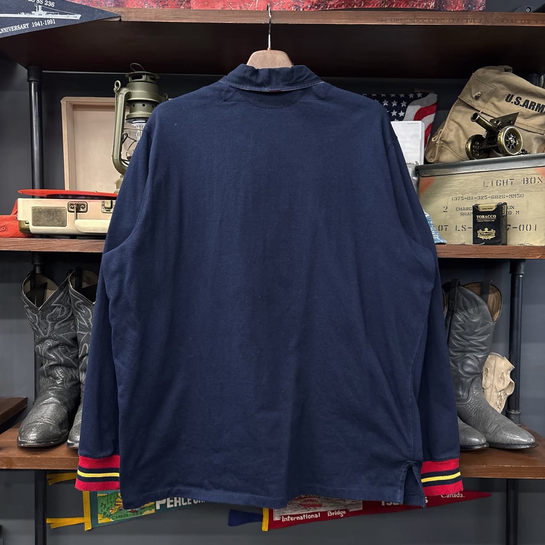 90s 폴로 랄프로렌 그리핀 쉴드 와펜 클래식 럭비셔츠 N932 상품이미지2