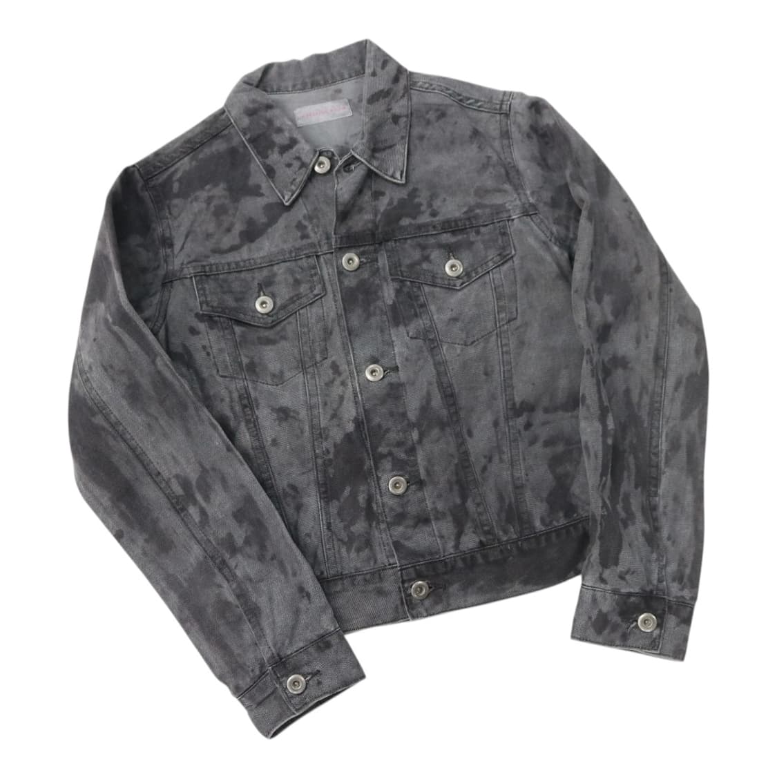 드레싱룸(DRESSING ROOM) 빈티지 워싱 블랙 데님 자켓 상품이미지1