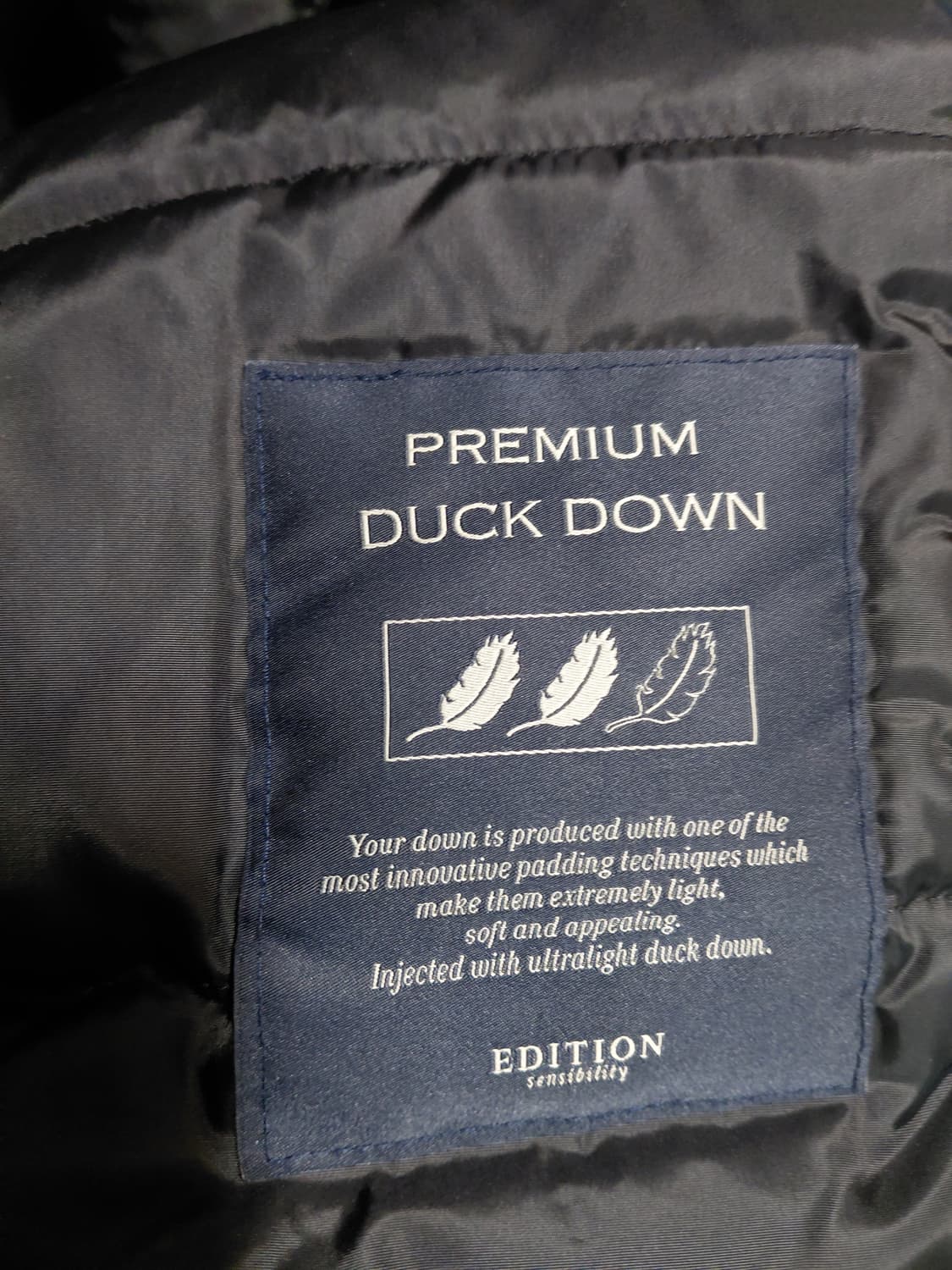 [에디션]하이넥 덕다운 패딩 코트 100~105사이즈 상품이미지5