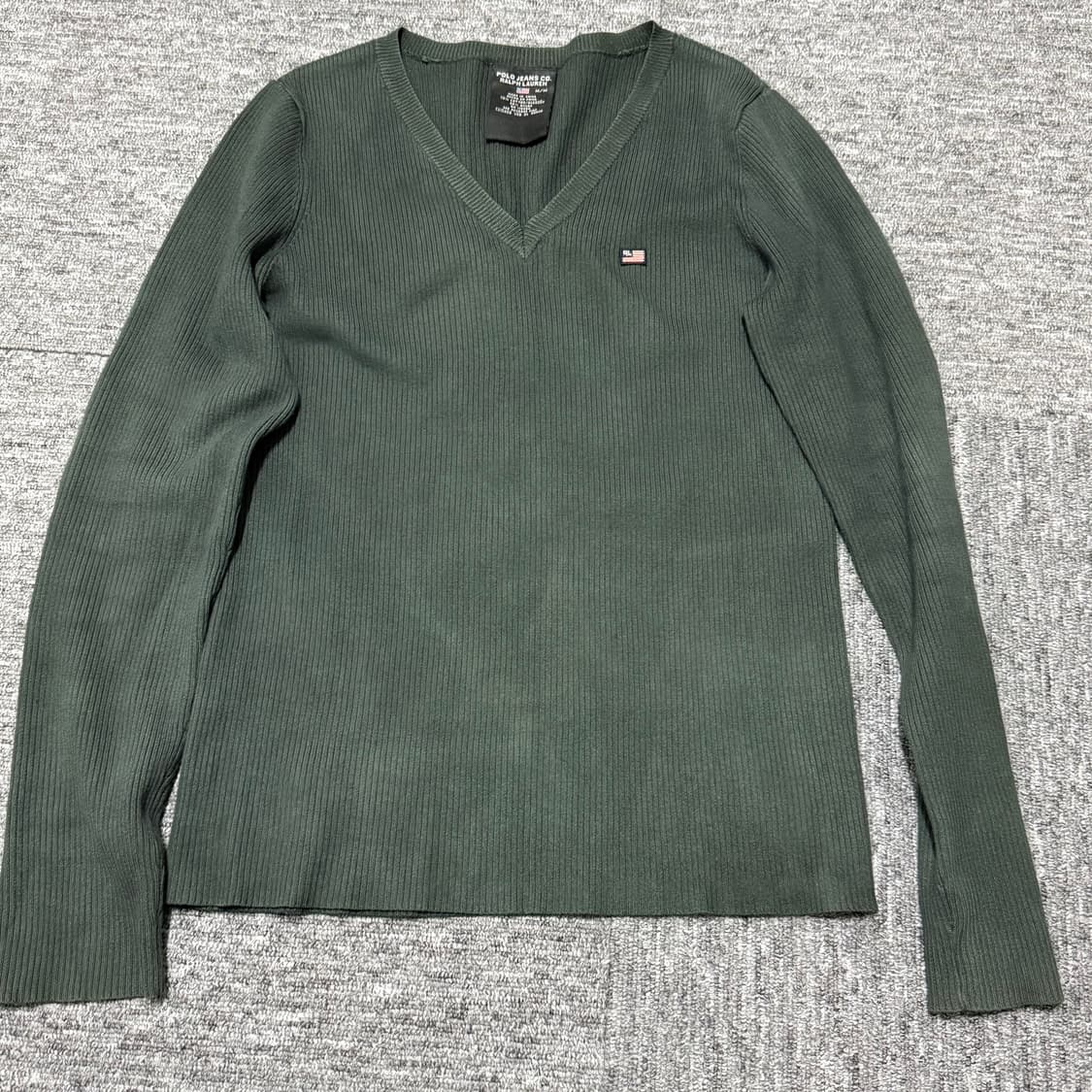 빈티지 폴로 진스 랄프로렌 v넥 | 여성 M 상품이미지1