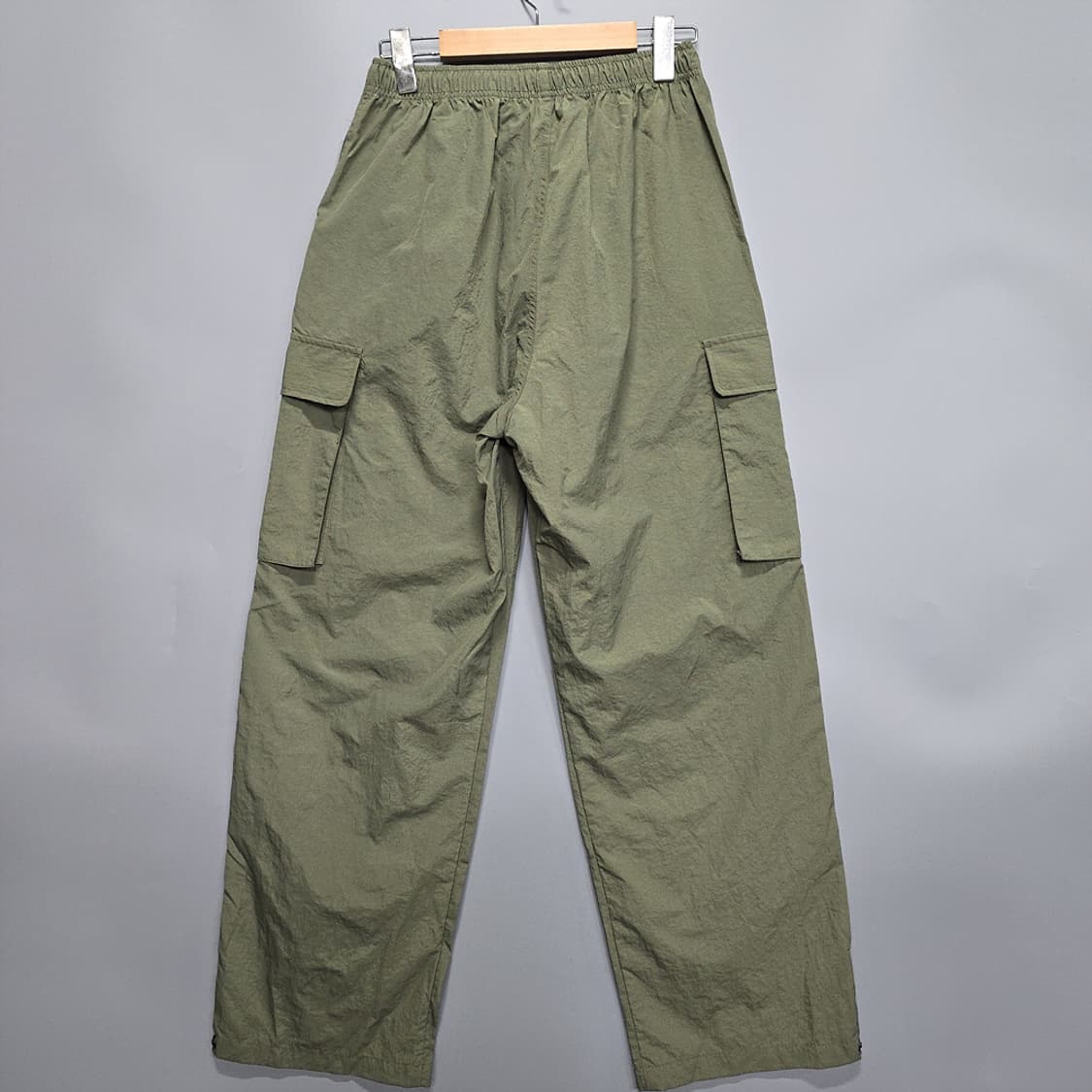 브렌슨(BRENSON) 나일론 카고 팬츠 와이드핏 M 상품이미지4