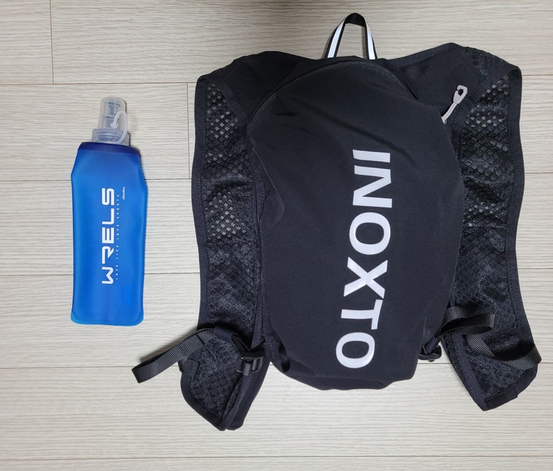 INOXTO 트레일러닝 조끼 백팩 + WRELS 접이식 스포츠 물병 상품이미지1