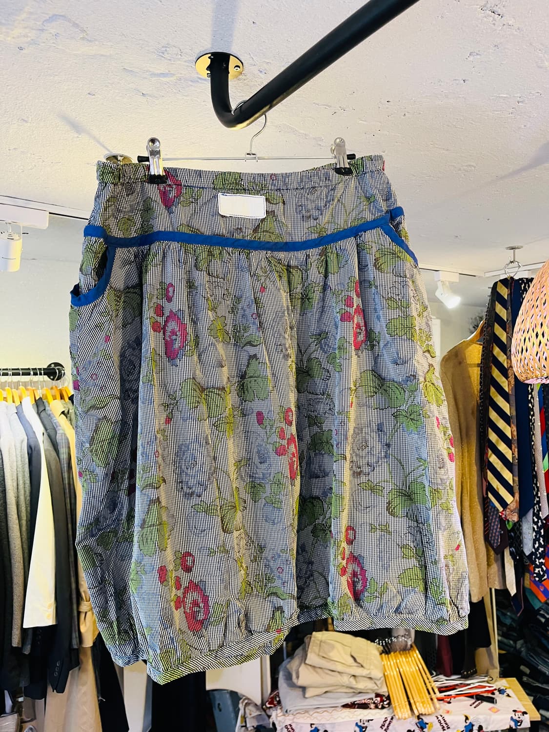 오일릴리 플라워 패턴 밴딩 스커트 상품이미지2