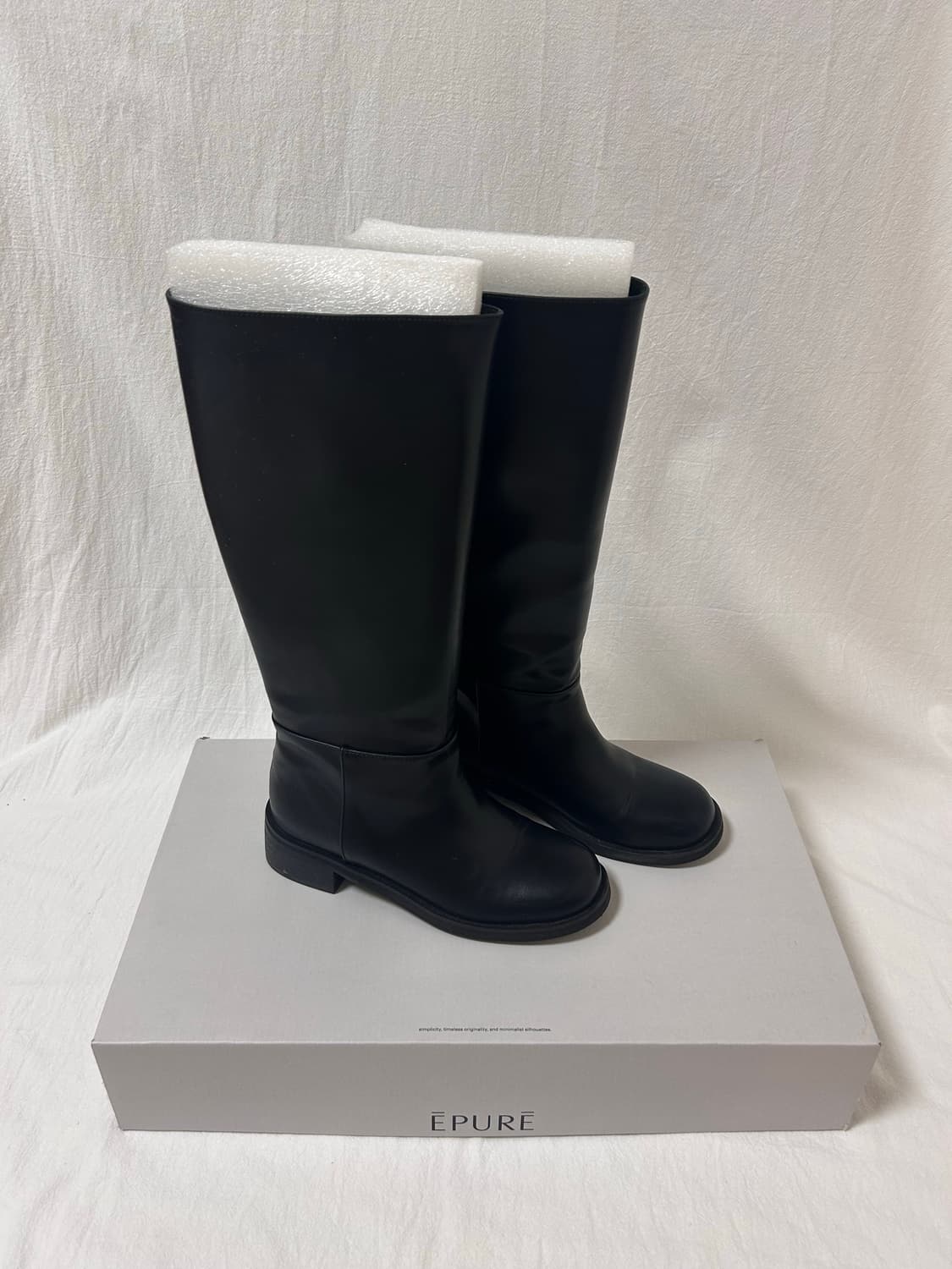 EPURE 모노 롱부츠 블랙 240mm 상품이미지2