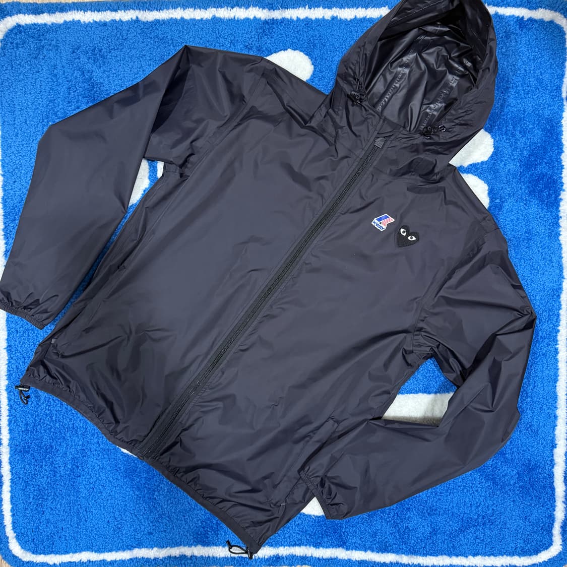 K-Way x 꼼데가르송 블랙 바람막이 상품이미지1