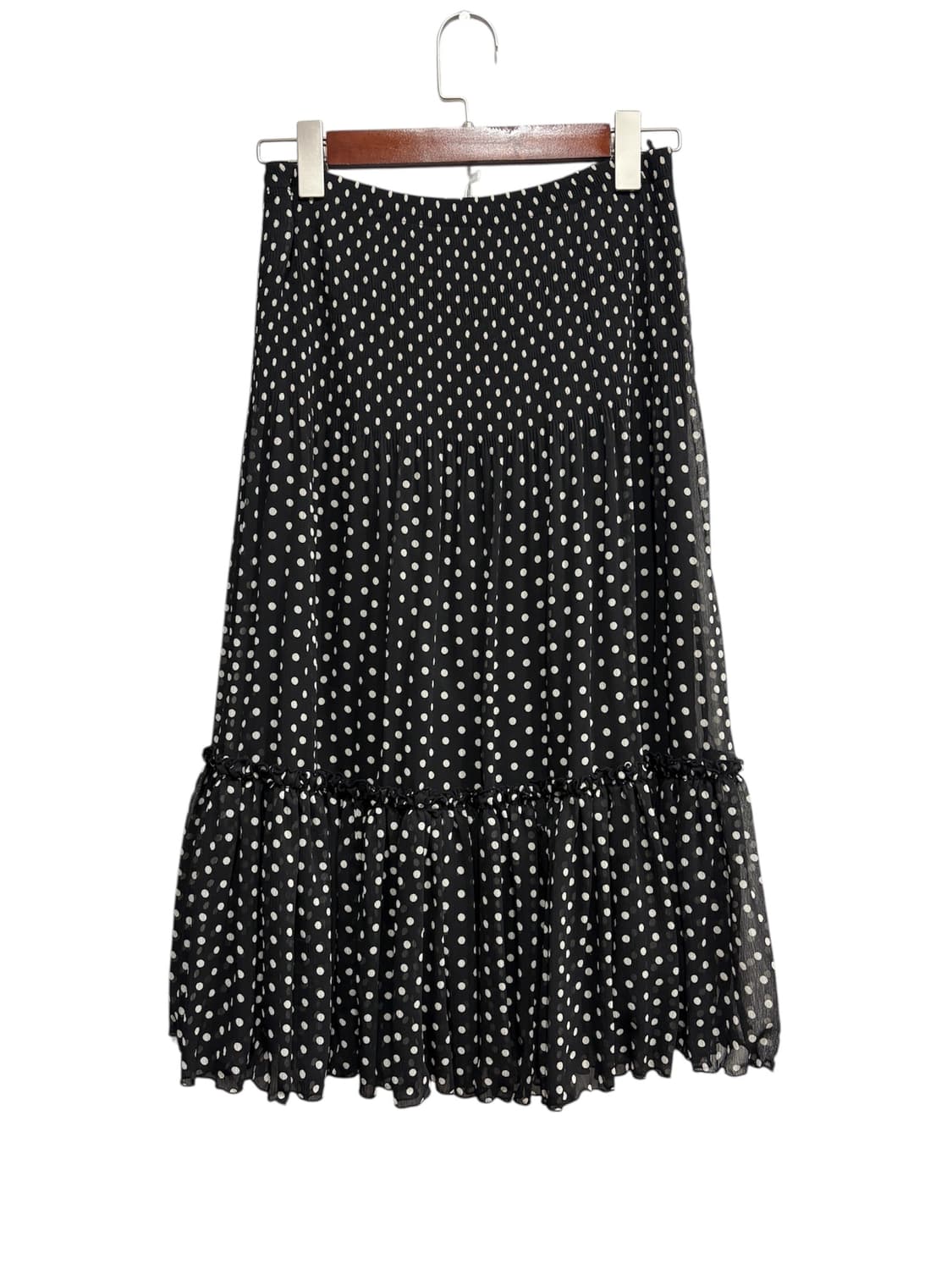 Vintage 도트 프릴 스커트 상품이미지3