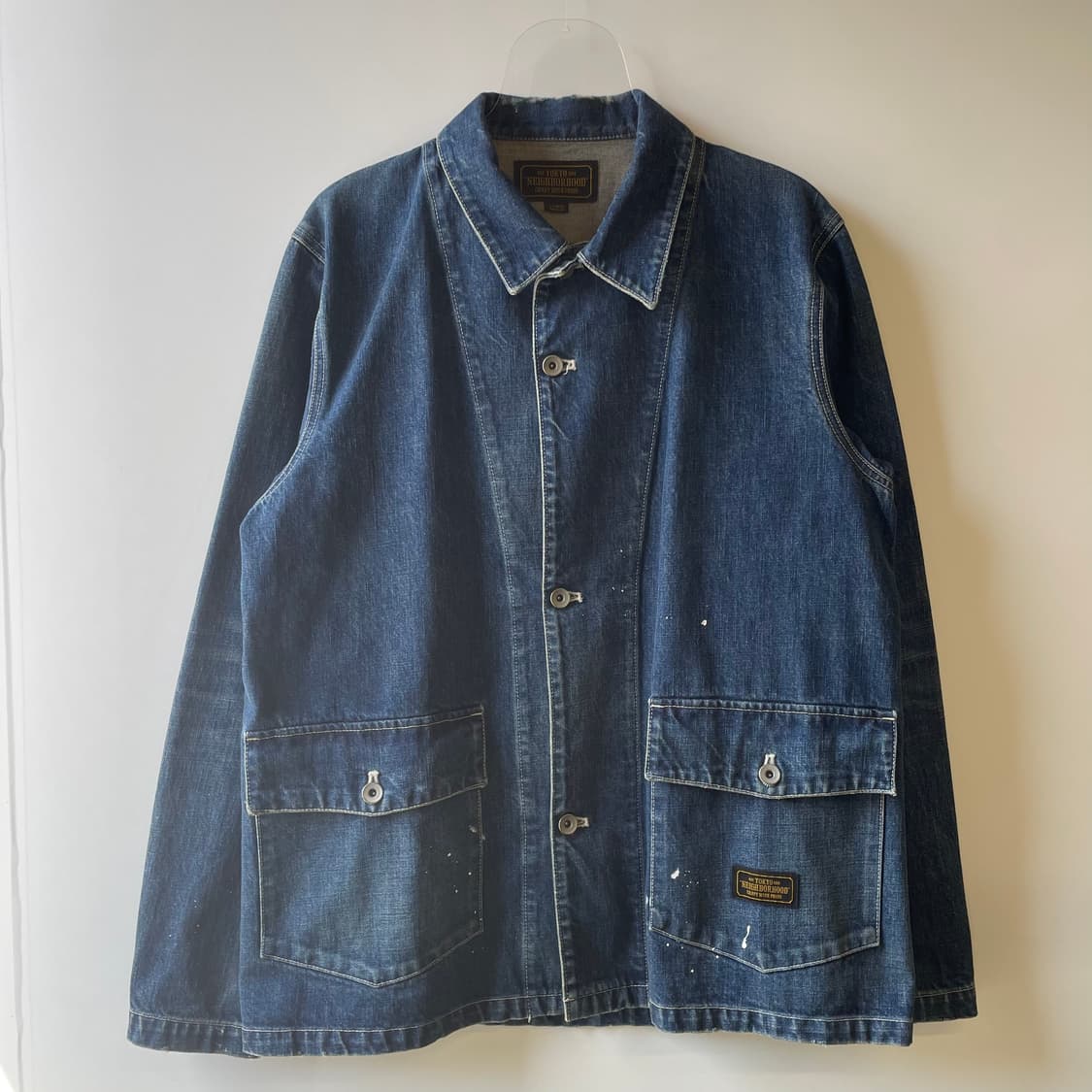 네이버후드 레일로드 데님 초어자켓 상품이미지1