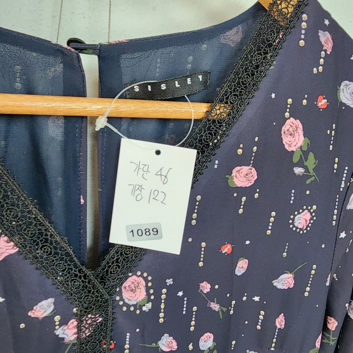 시슬리 플라워 롱 원피스 상품이미지5