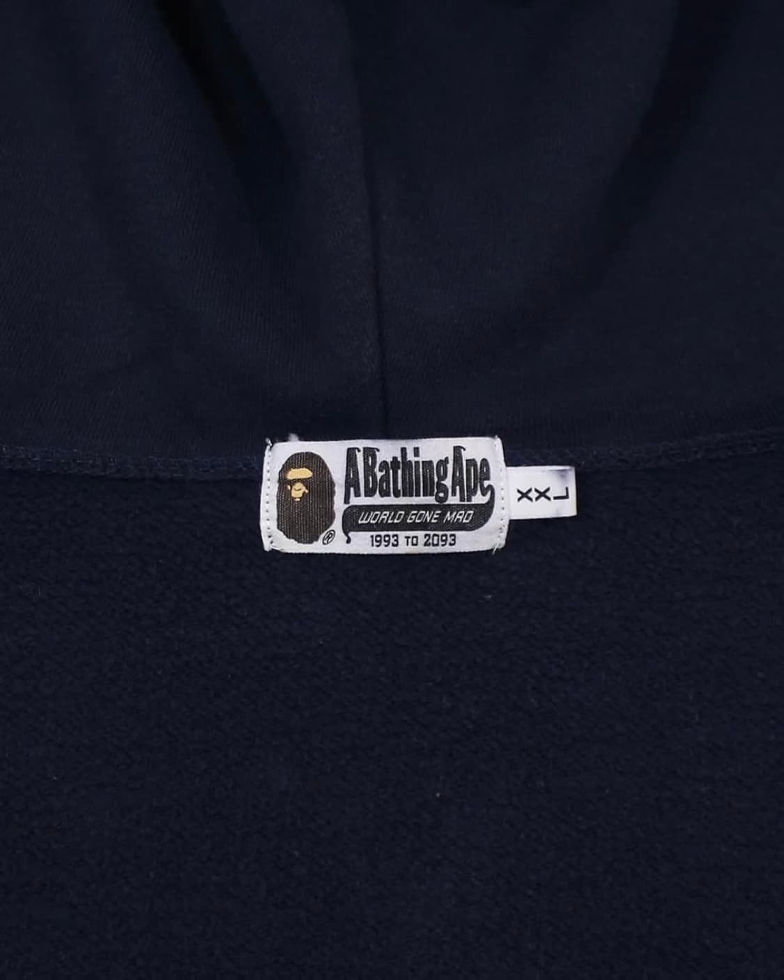 베이프 헤드 사루 로고 풀 집업 후디 상품이미지5