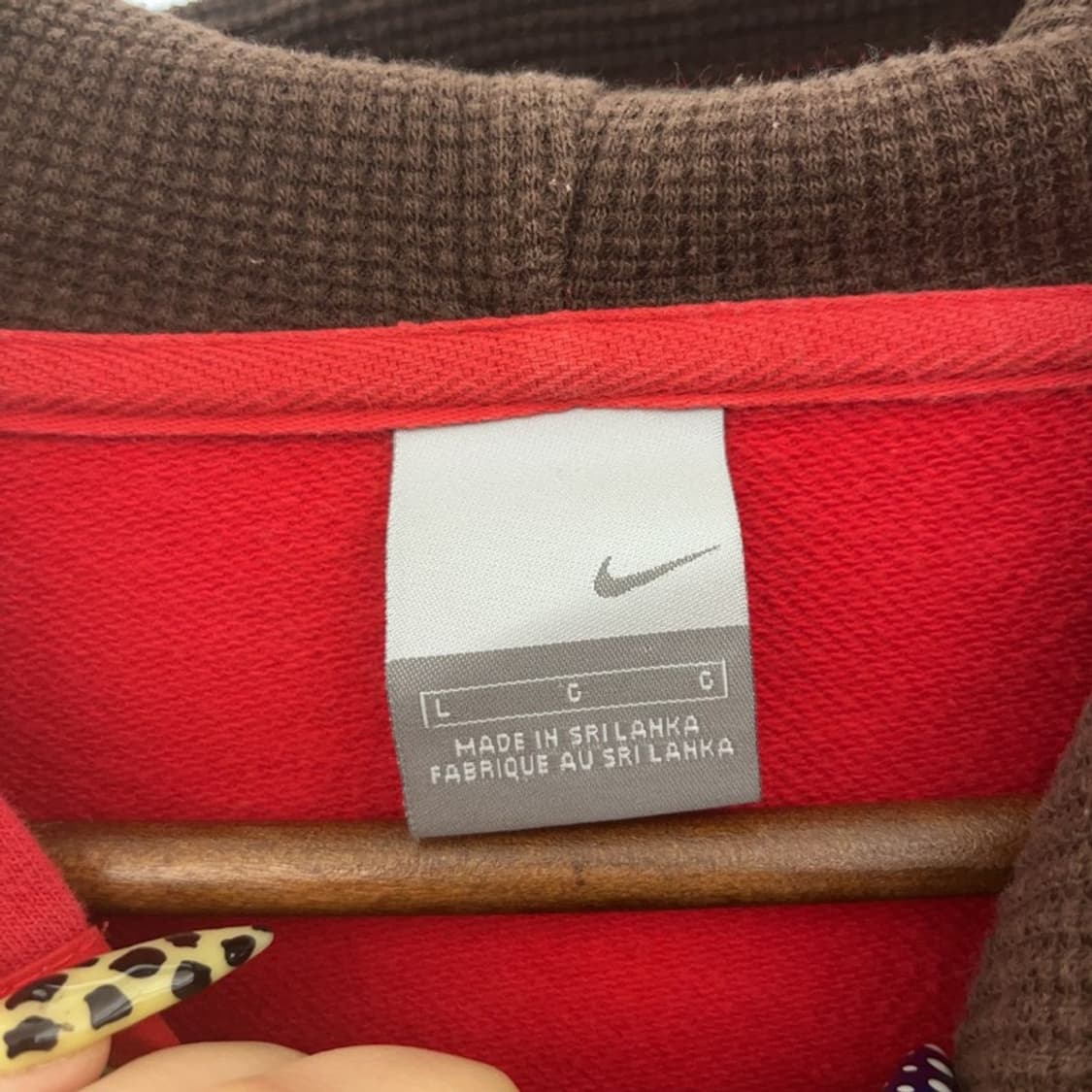 나이키 올드스쿨 레트로 스트릿 프린팅 후드티 L C08718 상품이미지5