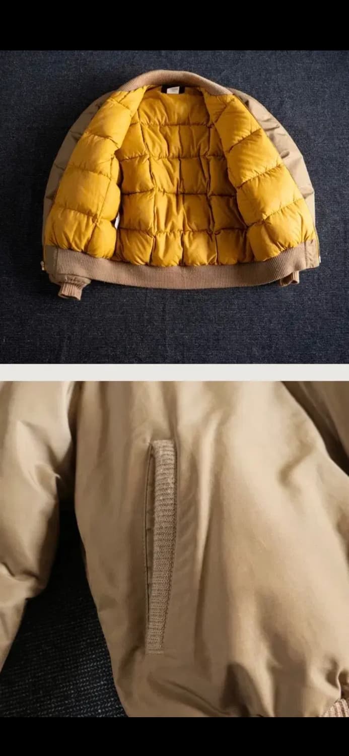 80s 에디바우어 올퍼포즈 다운자켓(M,100) 상품이미지3